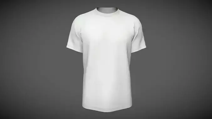 Mens T-Shirt In Low Poly
