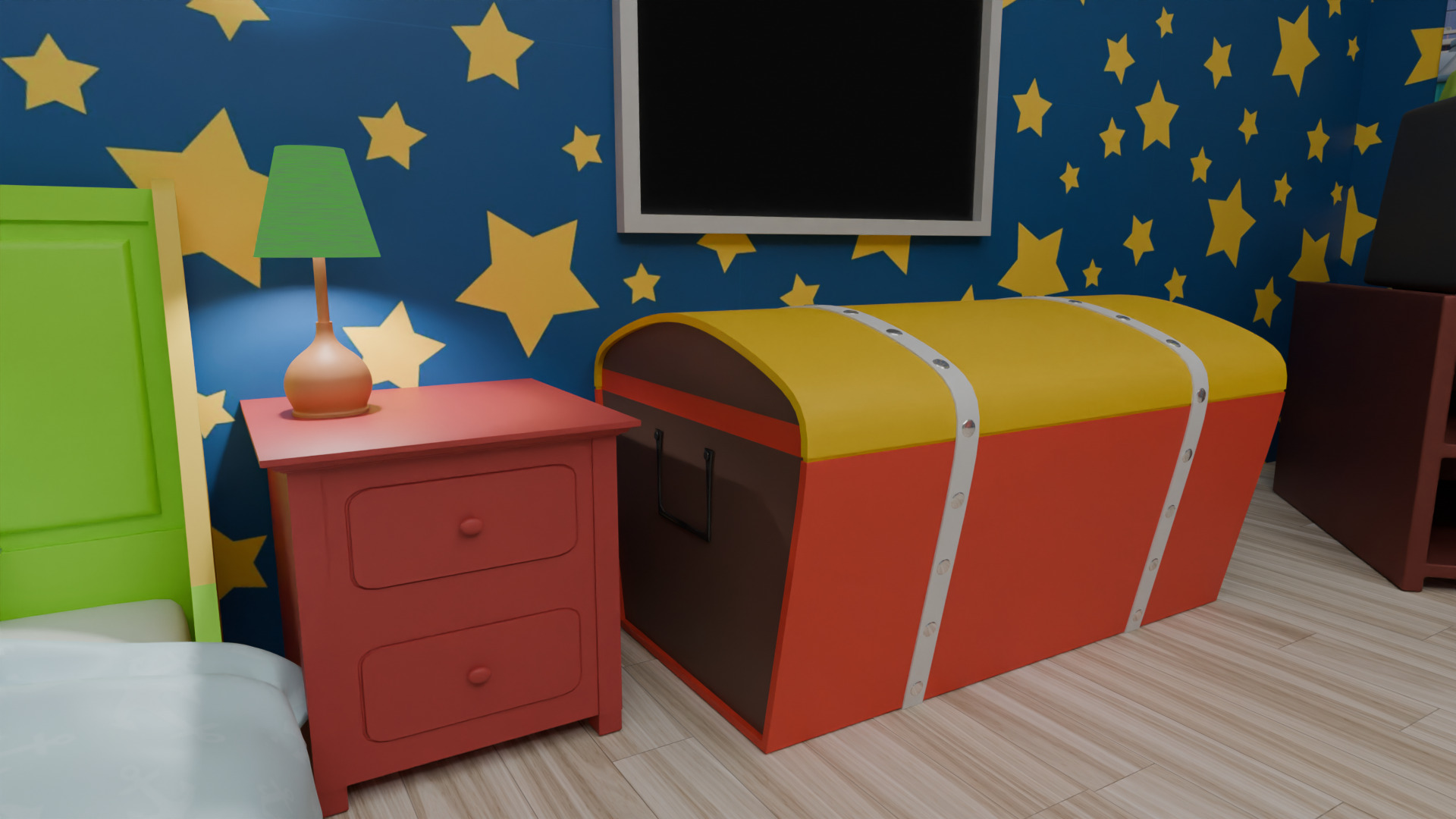 Kids Room 3D Model 3D model_2