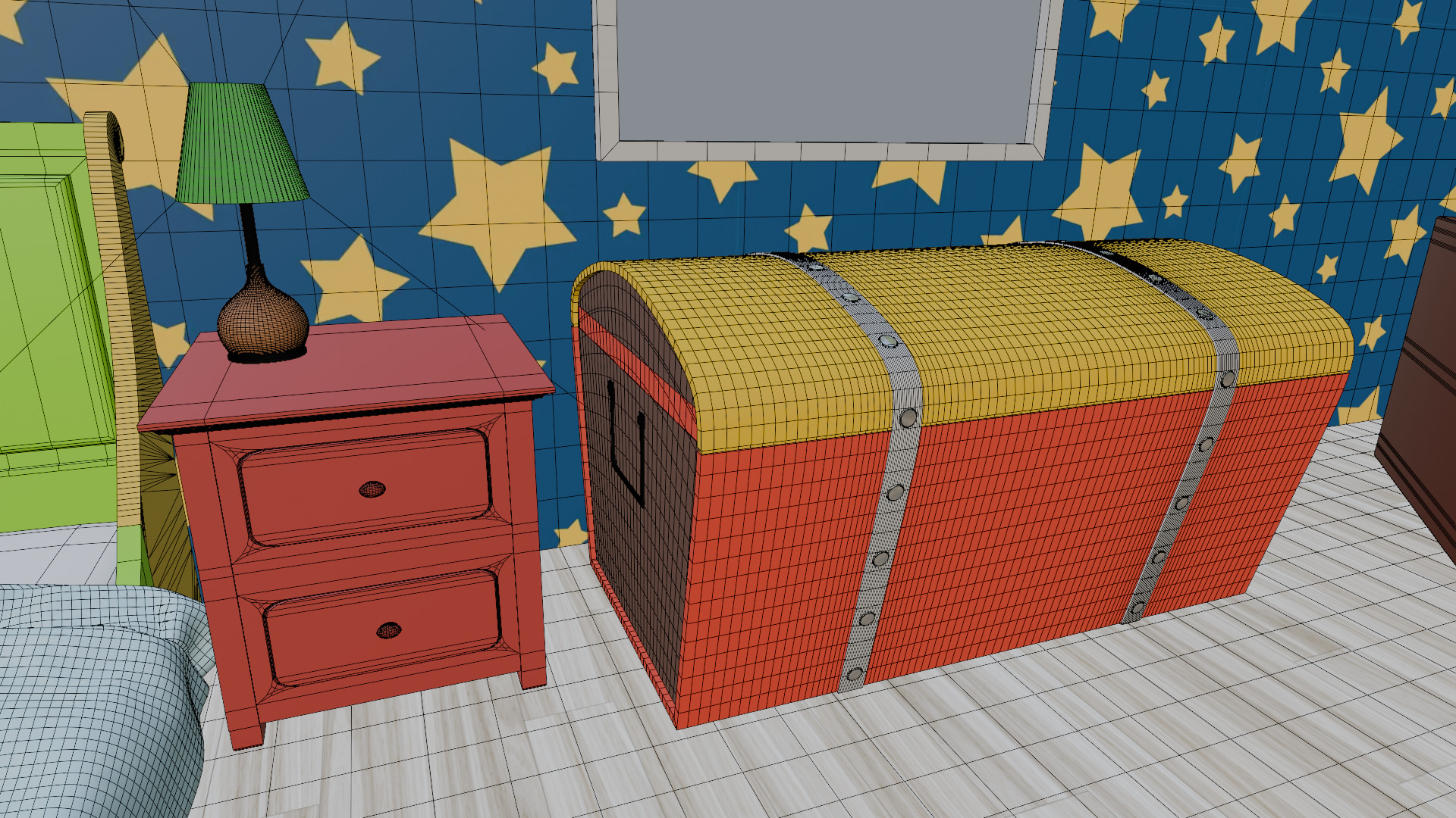 Kids Room 3D Model 3D model_13