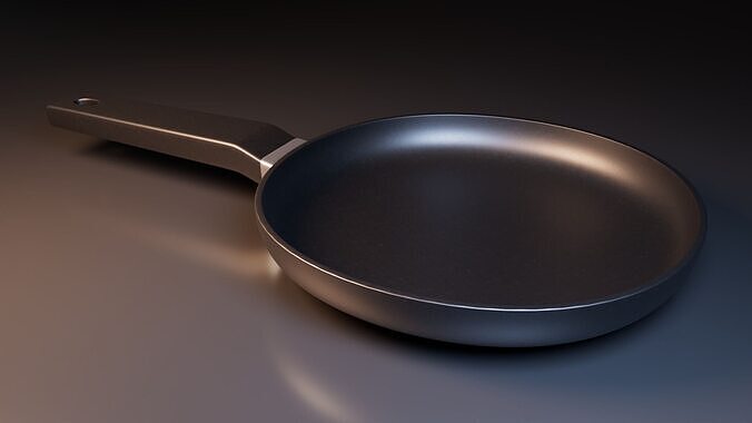 Frying Pan Free low-poly 3D model