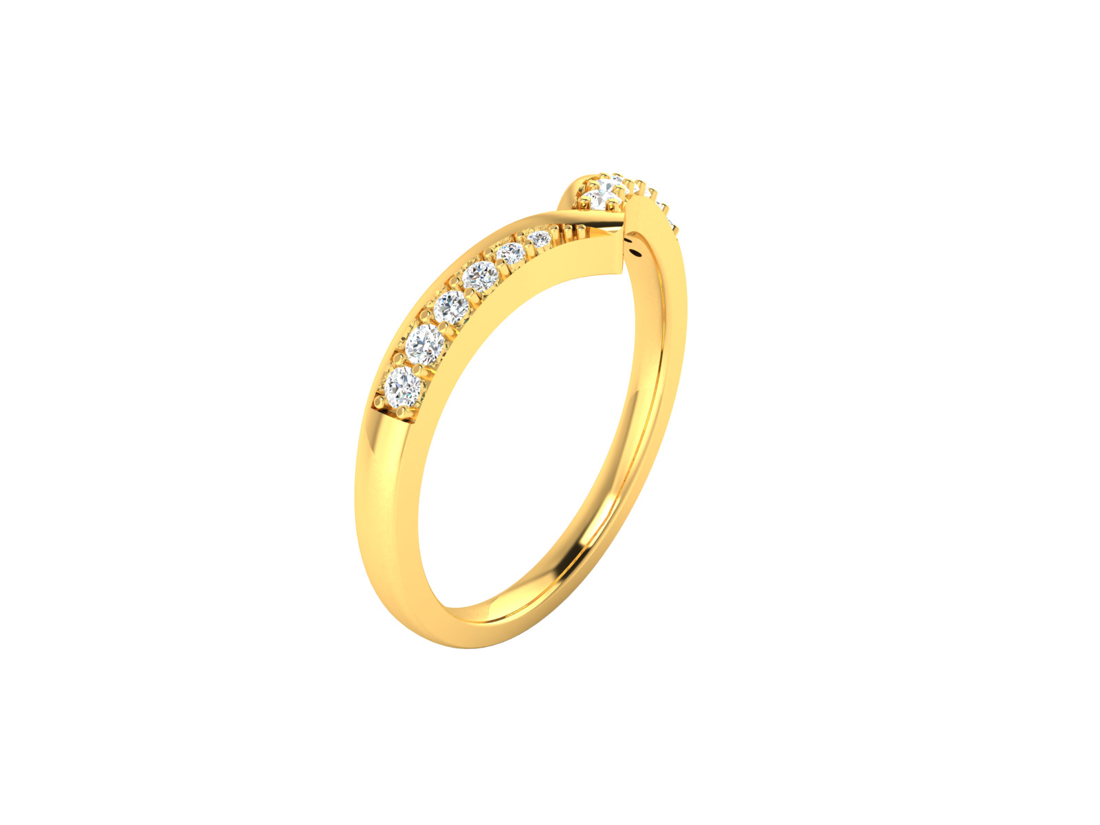 Women Ring  Render 3dm STL OBJ FBX Details 3D print model_1