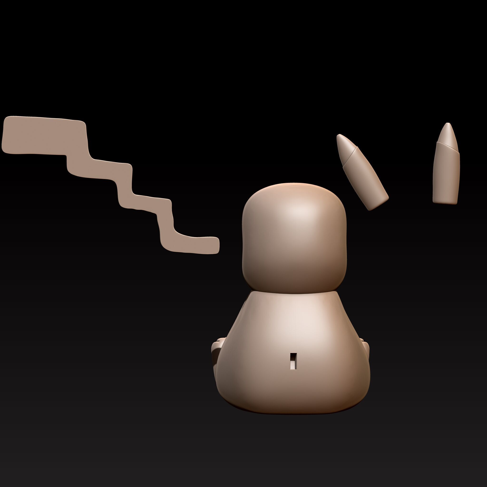 Stylized Pokemon 3D Toy 3D print model_6