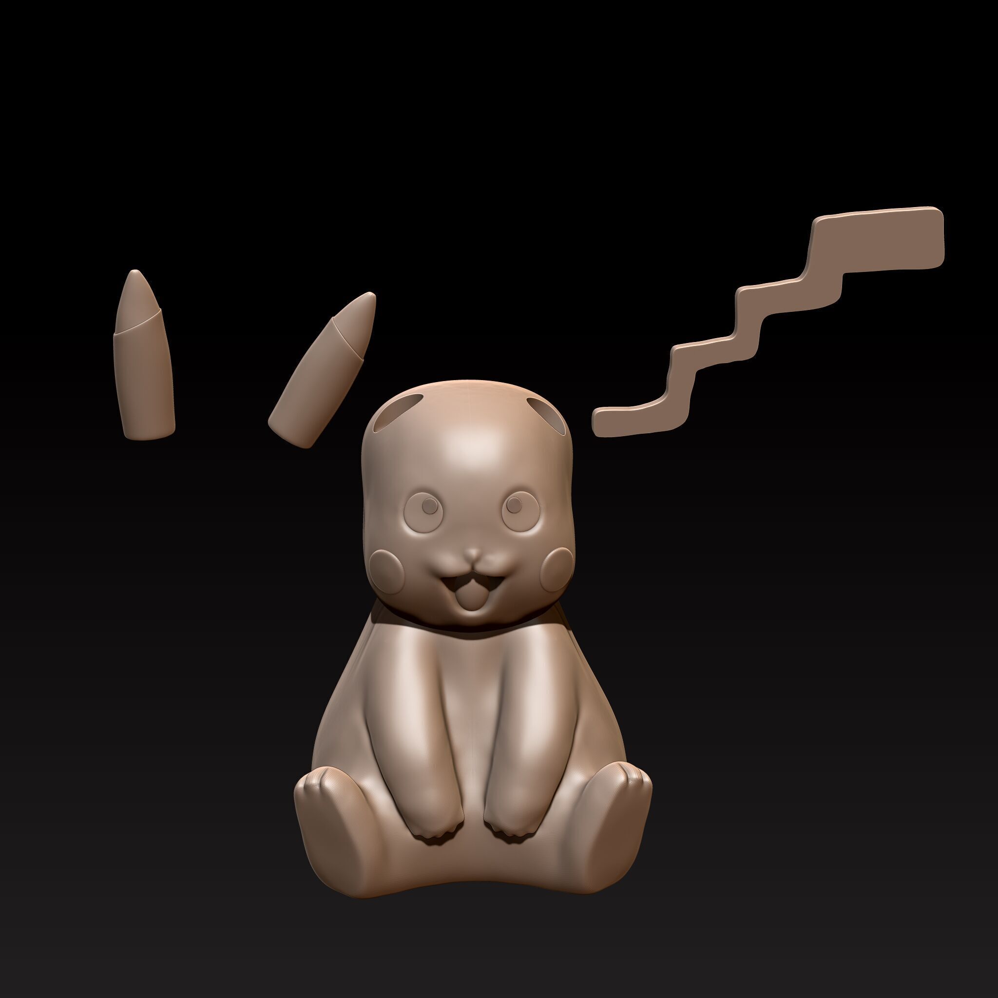 Stylized Pokemon 3D Toy 3D print model_5