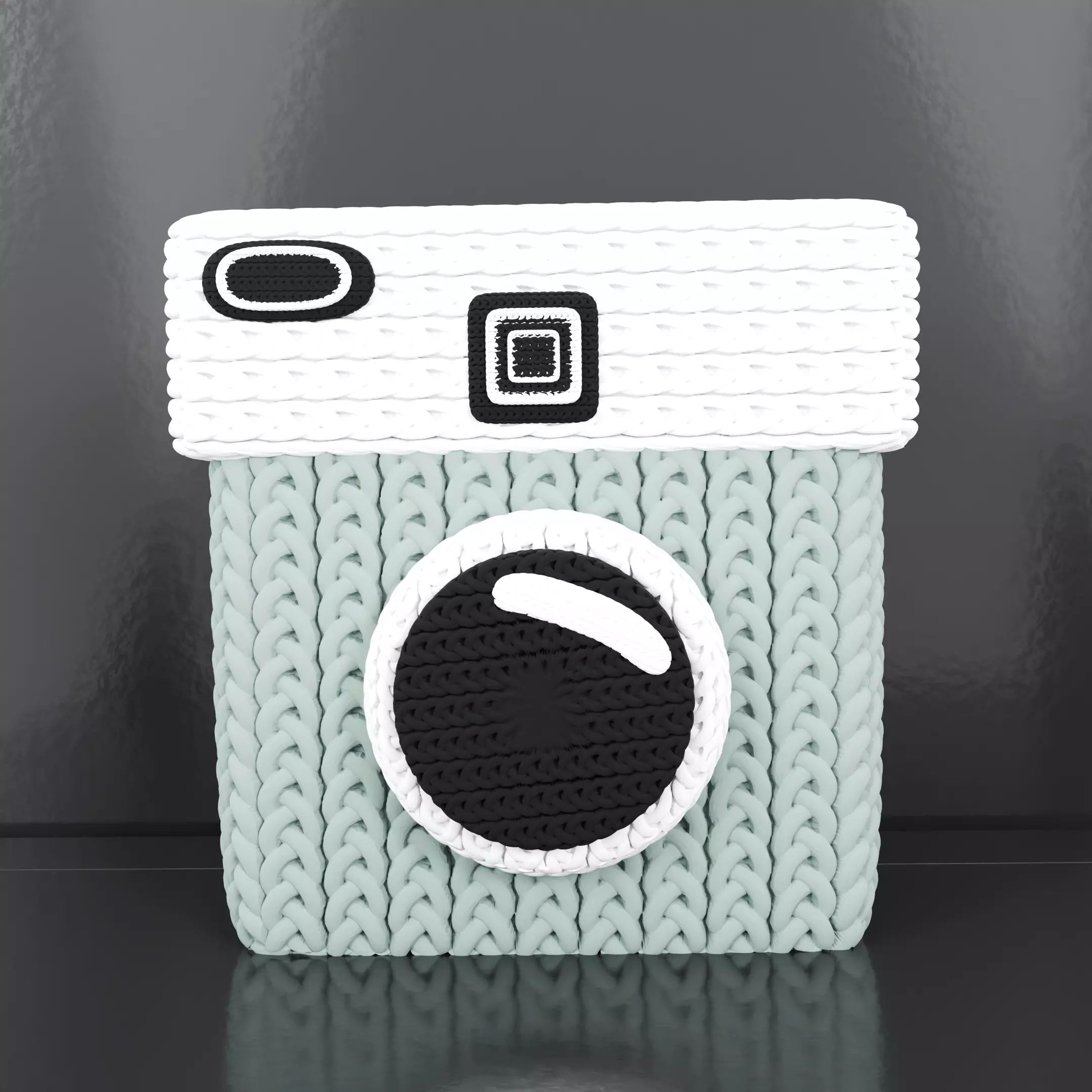 Knitted Camera 3D print model