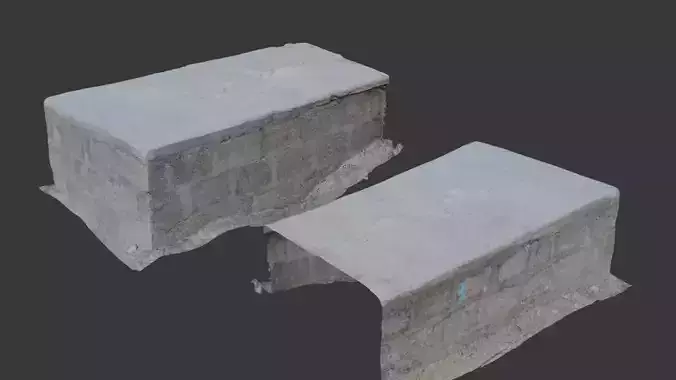 Concrete Brick Base Scan