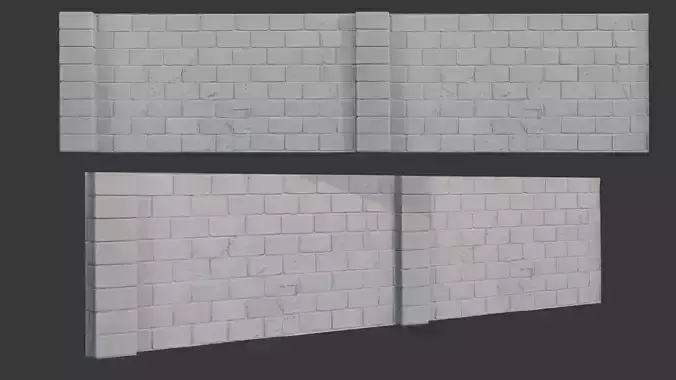 White Brick Wall Scan