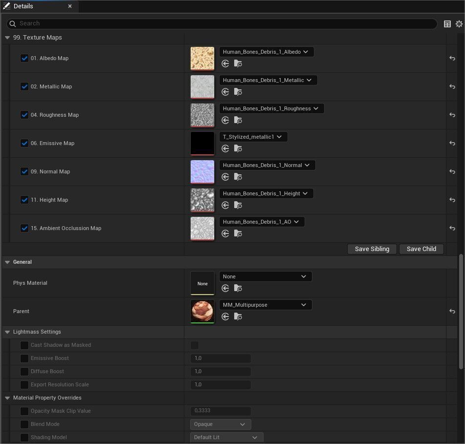 Game Ready PBR Stylized Bone Materials Pack Texture_3