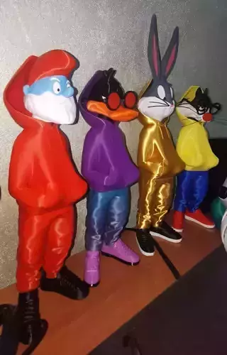 Papa Smurf Urban Fan Art 3D print model