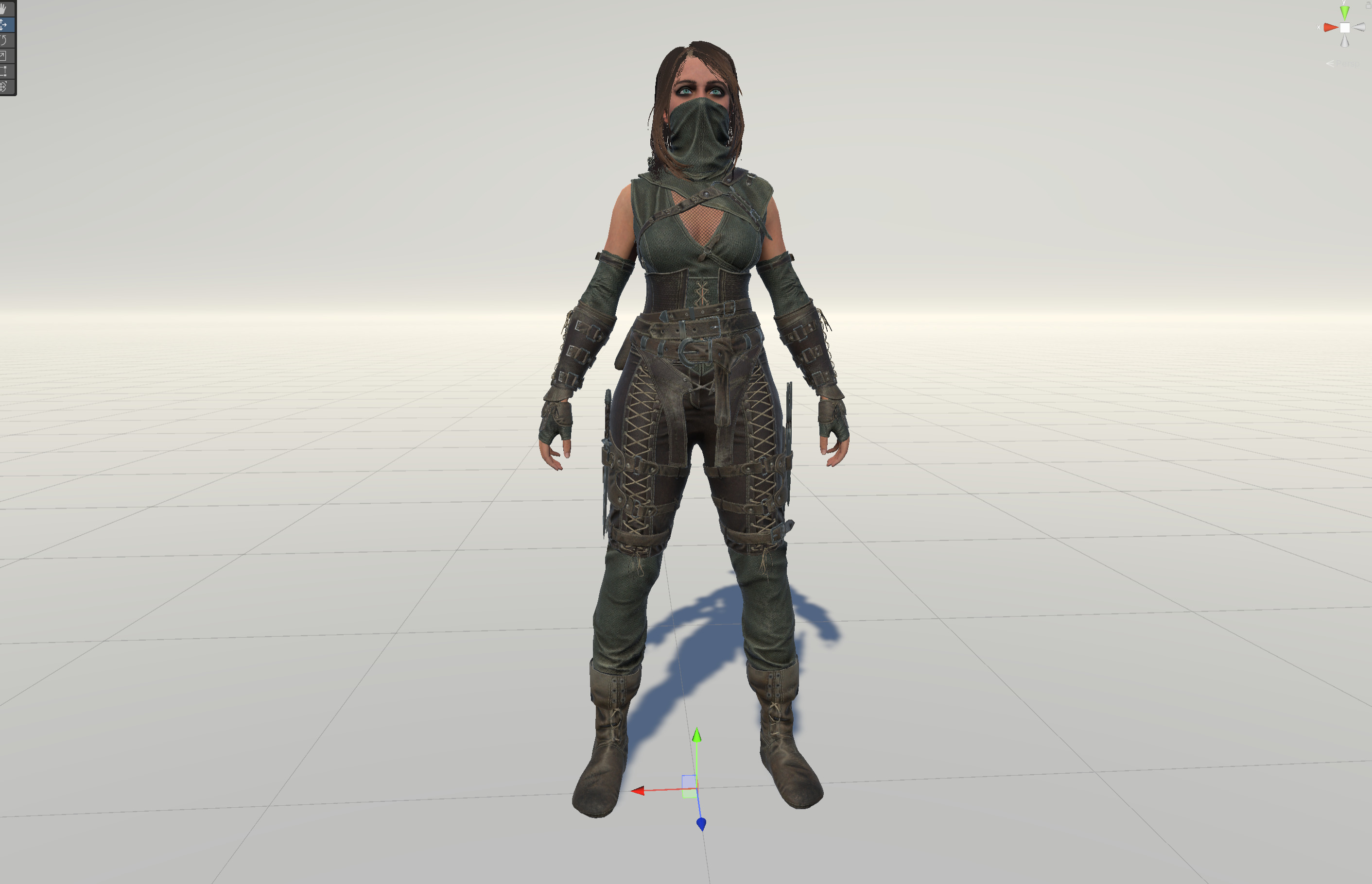 ThiefGirl Low-poly 3D model_51