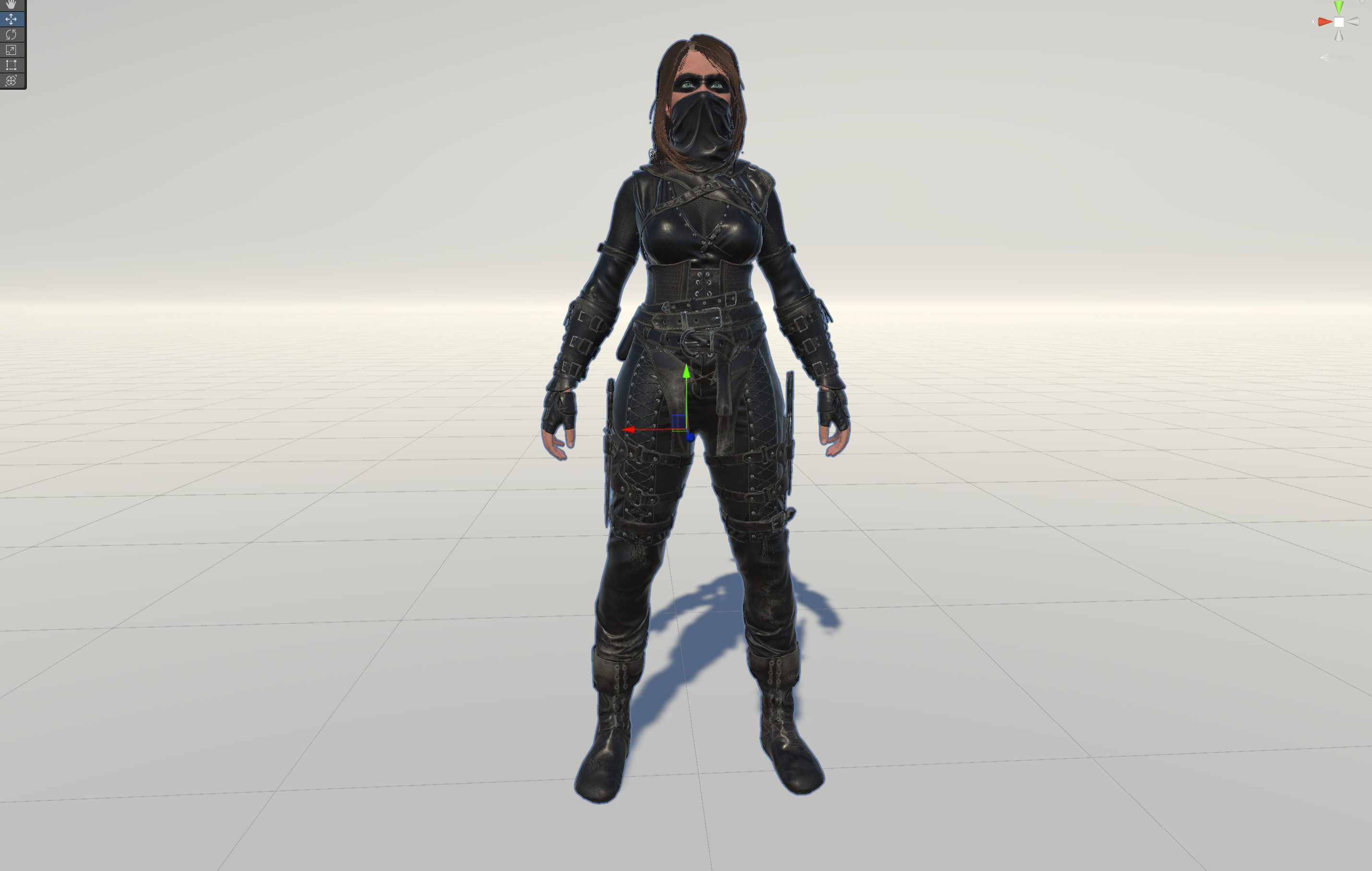 ThiefGirl Low-poly 3D model_50