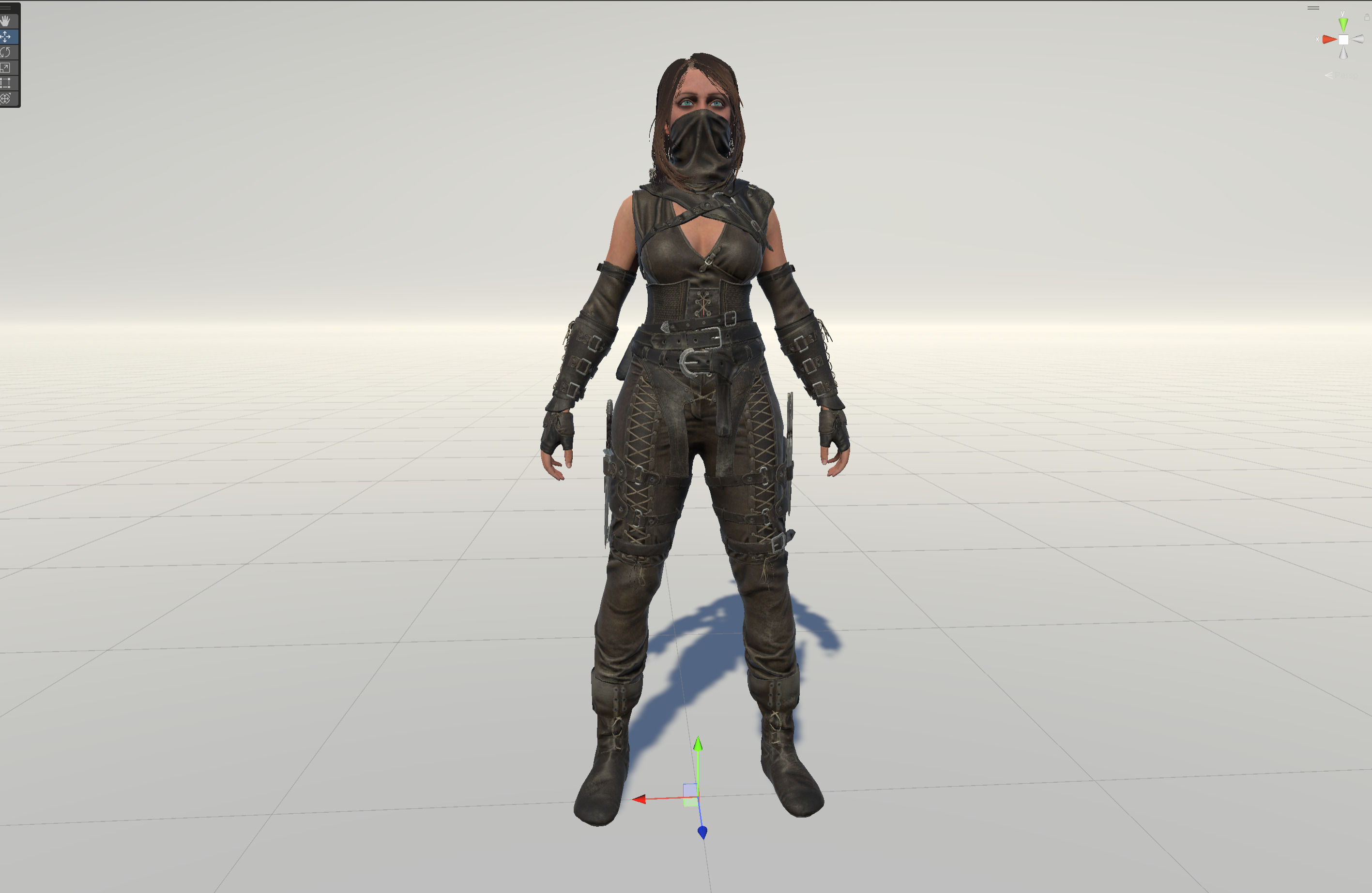 ThiefGirl Low-poly 3D model_49