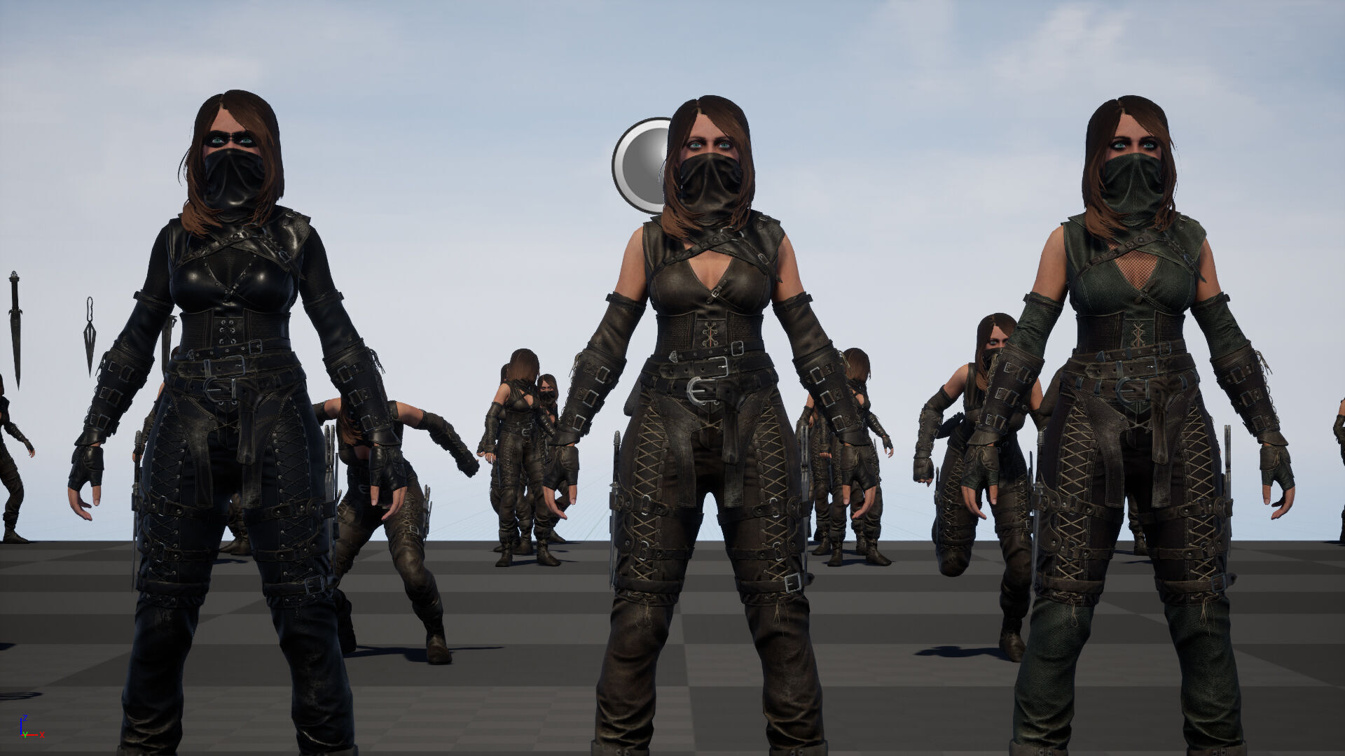 ThiefGirl Low-poly 3D model_46