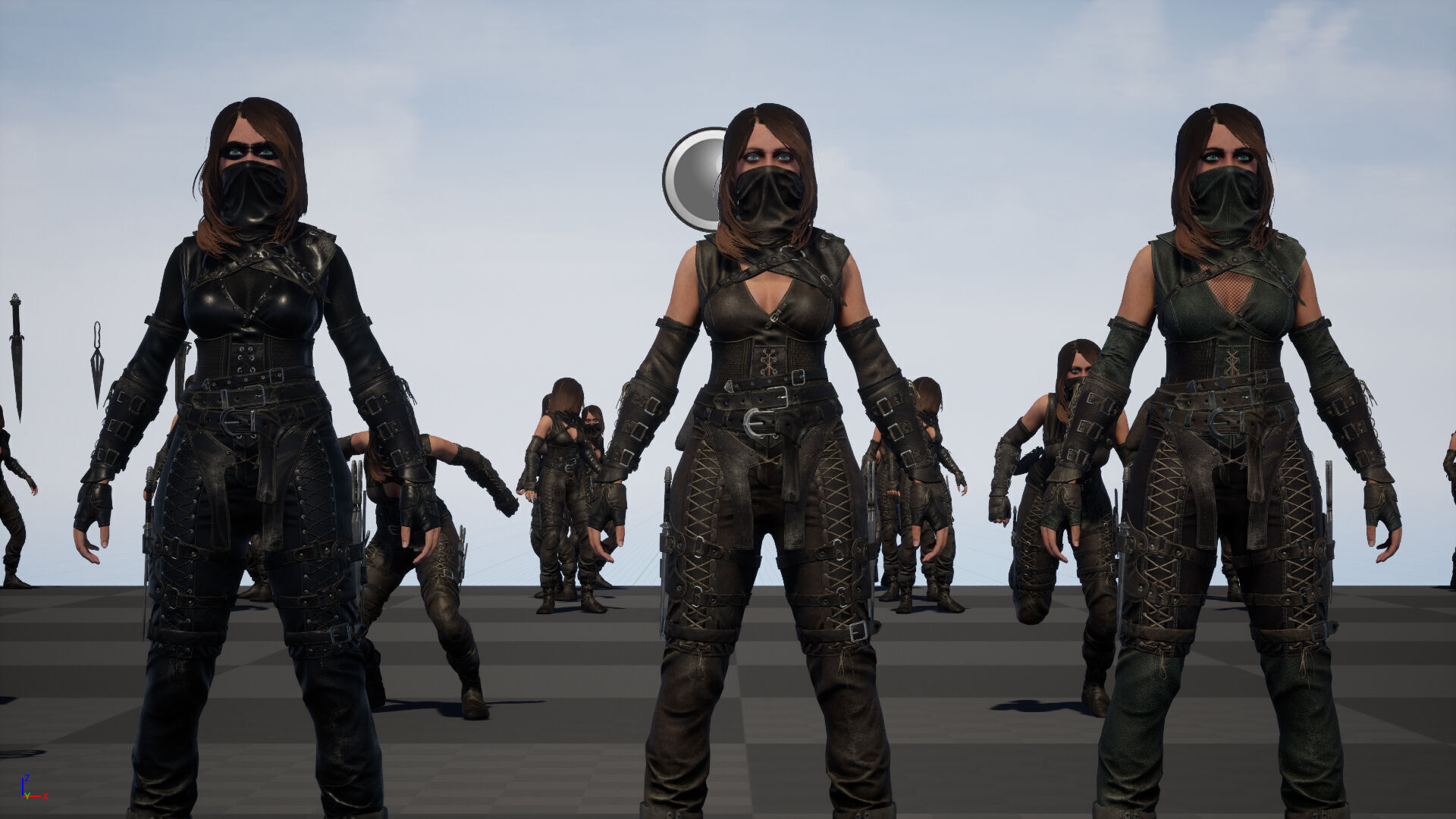 ThiefGirl Low-poly 3D model_45