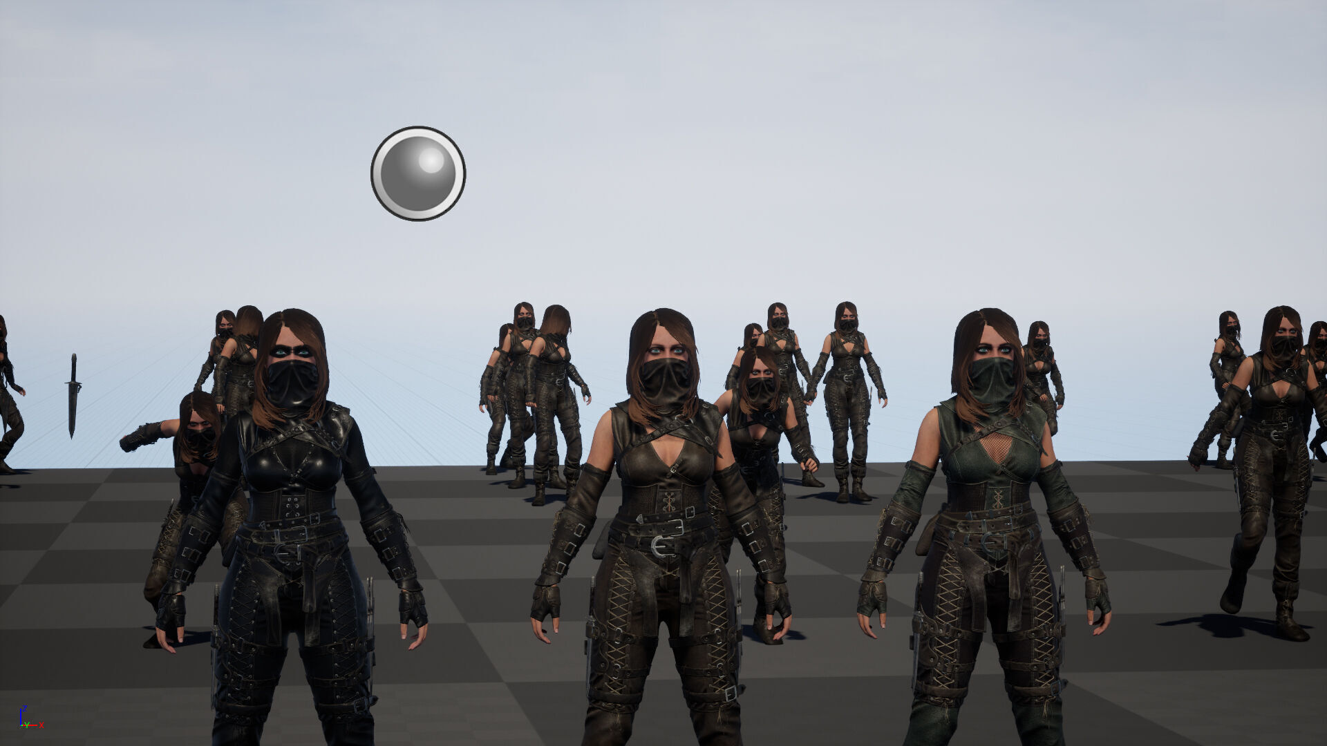 ThiefGirl Low-poly 3D model_47