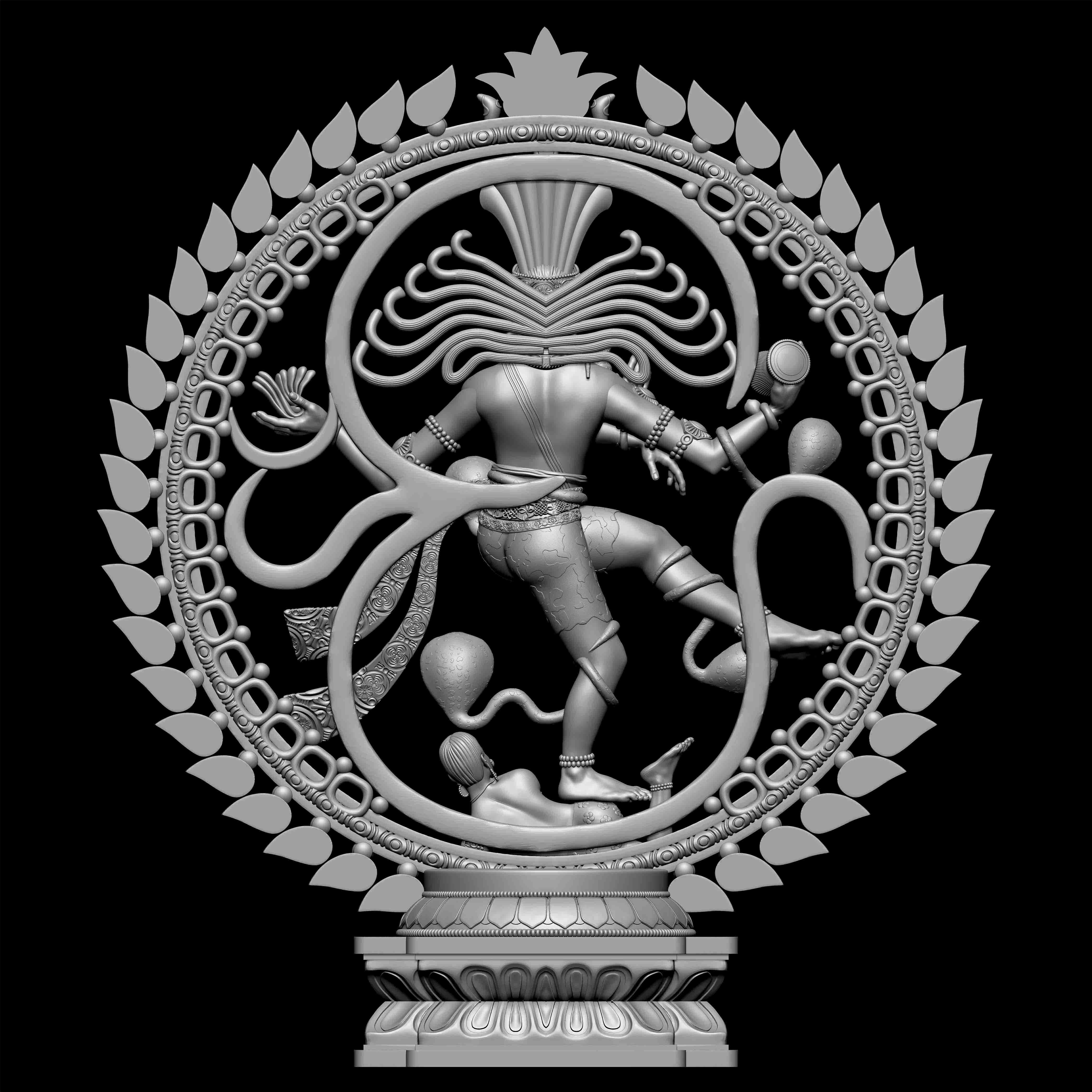 Nadarajar Statue ready 3d print stl model 3D print model_1