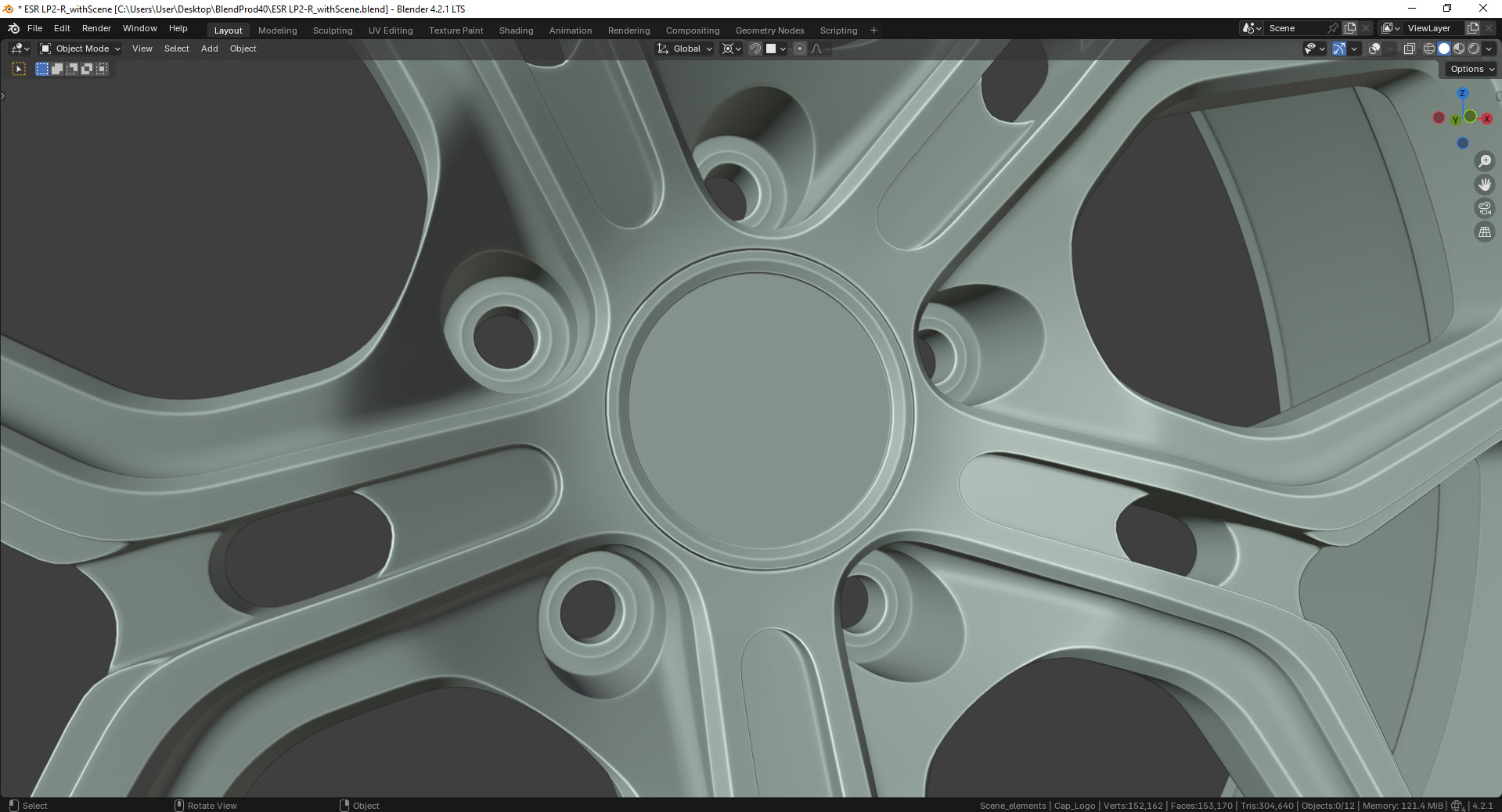 ESR LP2-R Rim 3D model_10