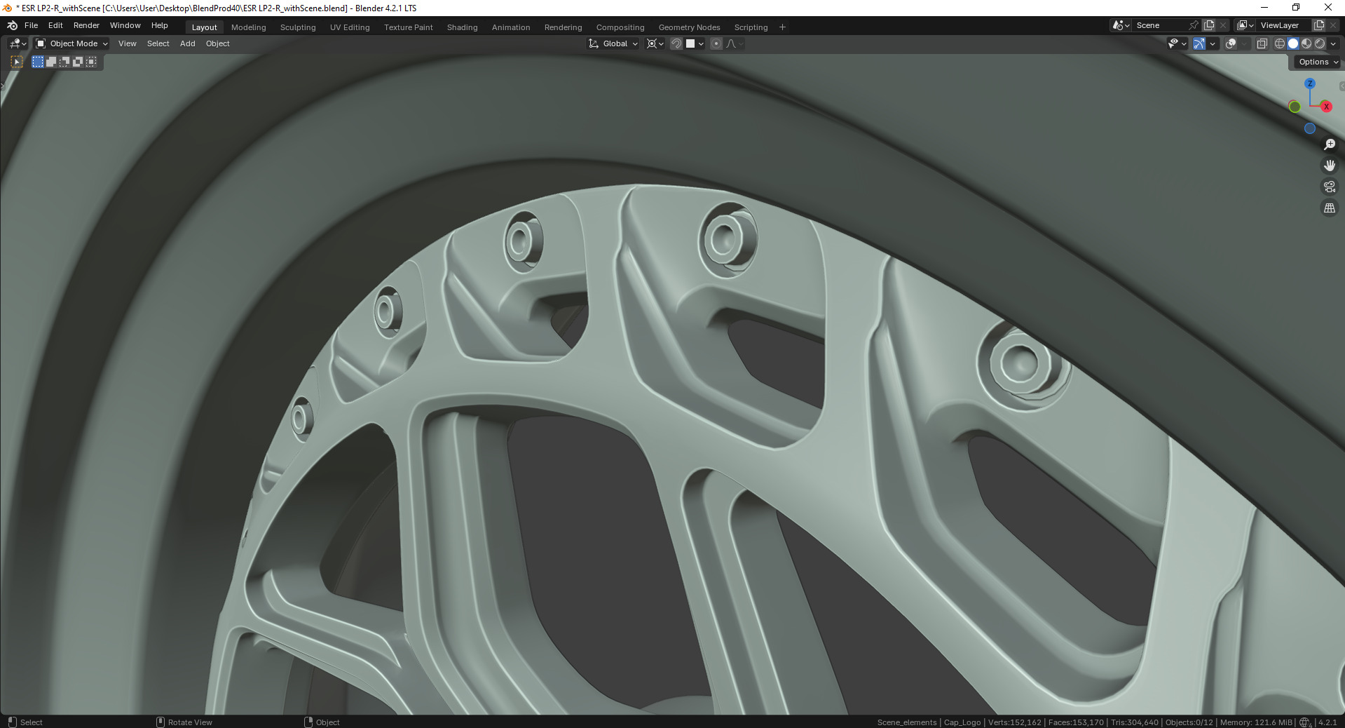 ESR LP2-R Rim 3D model_14
