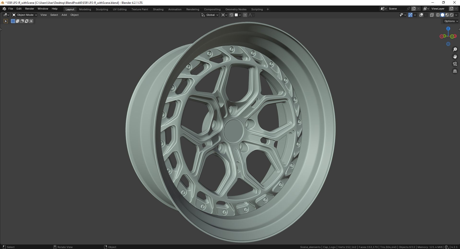 ESR LP2-R Rim 3D model_6