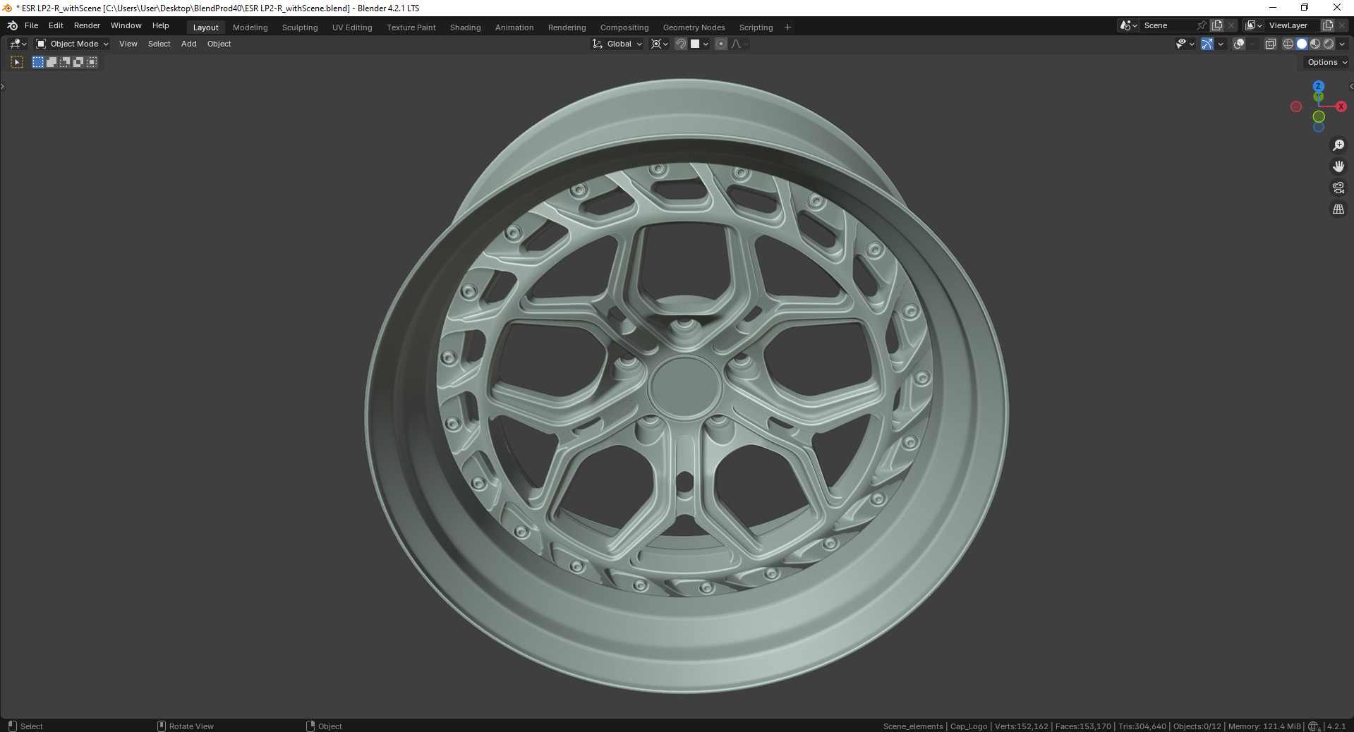 ESR LP2-R Rim 3D model_11