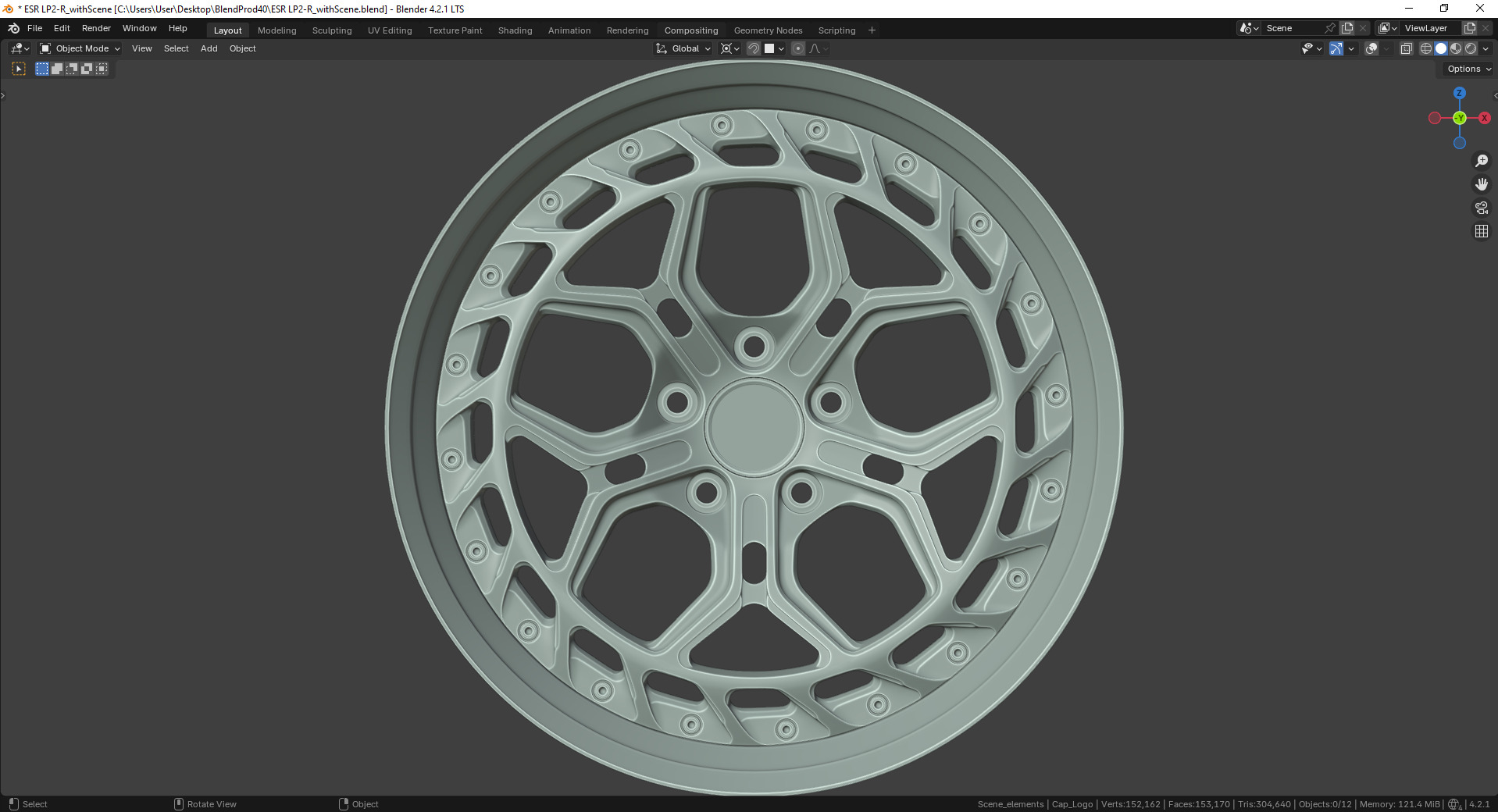 ESR LP2-R Rim 3D model_5