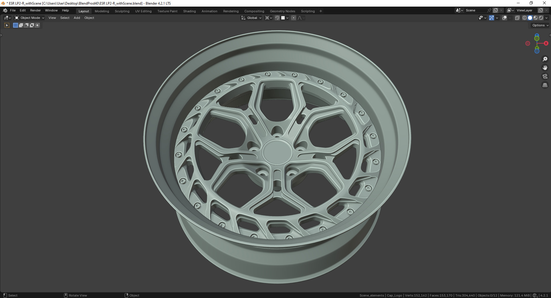 ESR LP2-R Rim 3D model_9