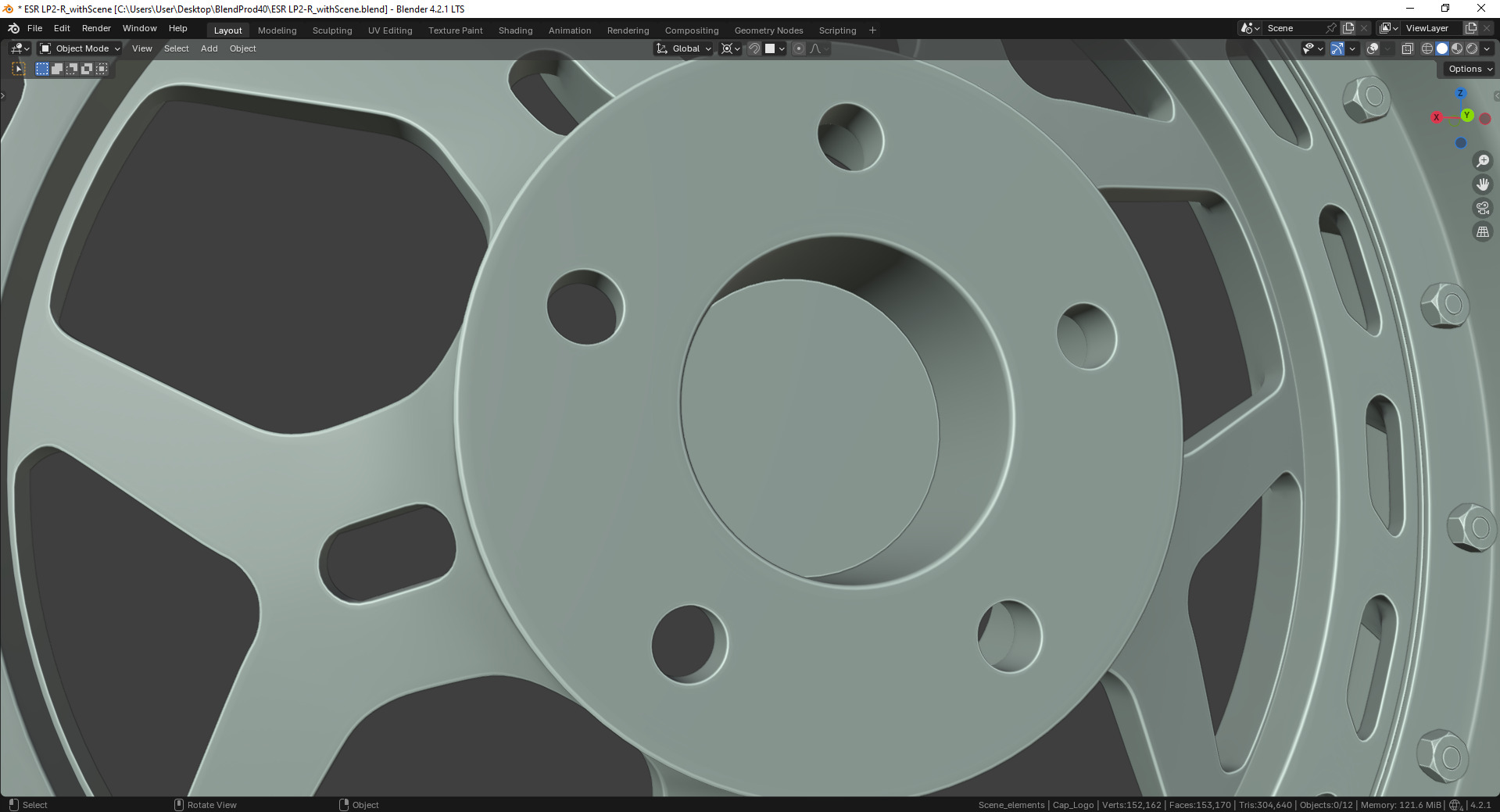ESR LP2-R Rim 3D model_13