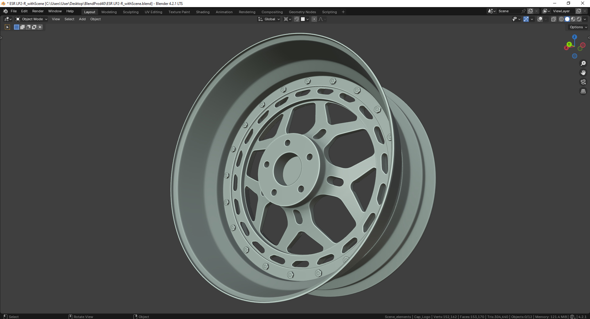 ESR LP2-R Rim 3D model_8