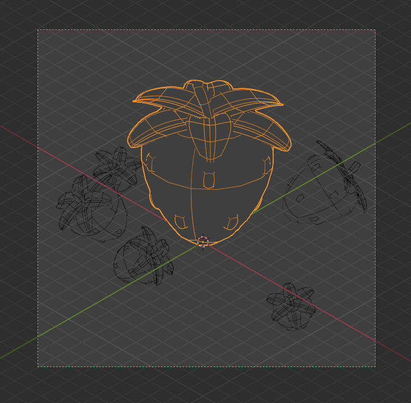 Stylized Strawberry 3D model 3D model_10