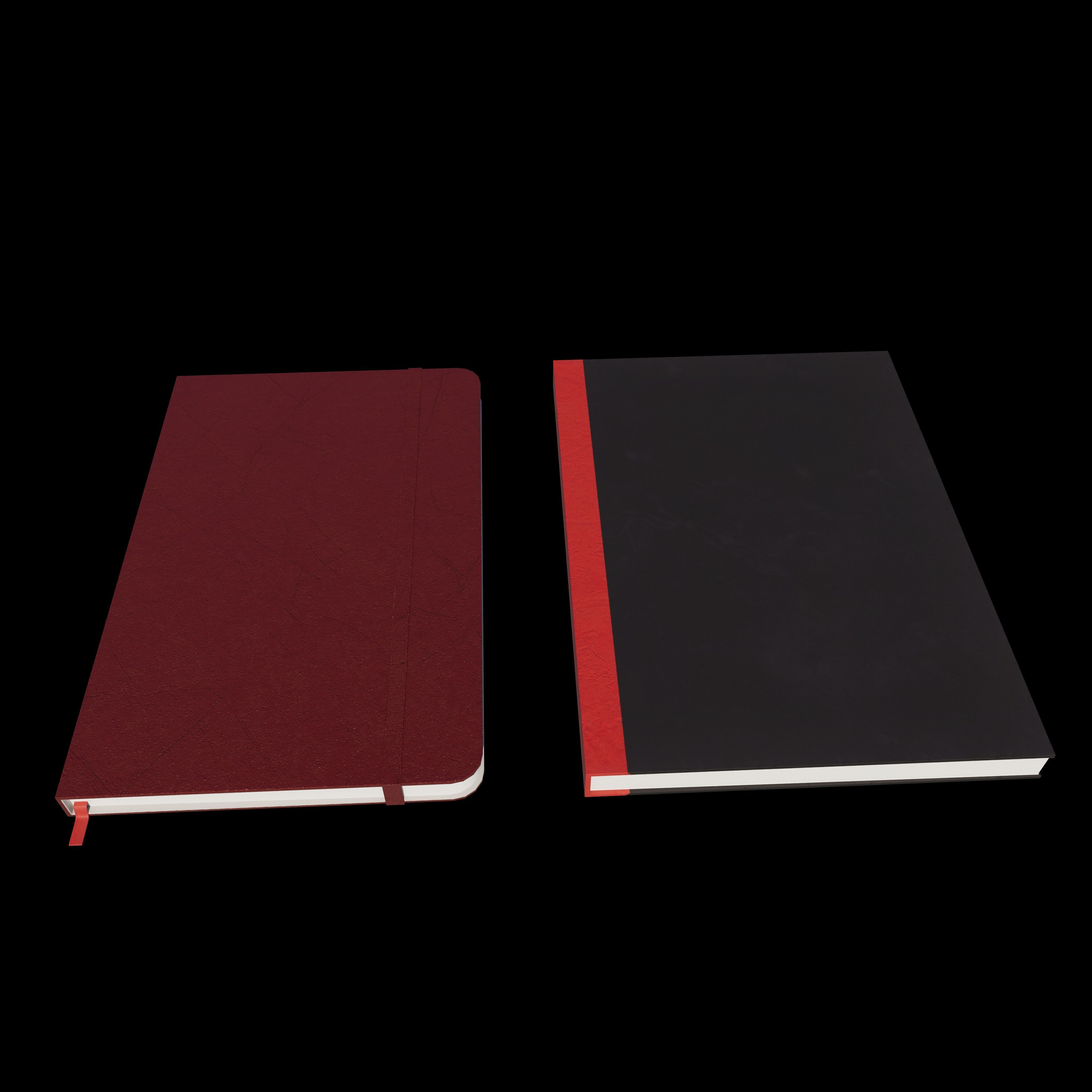 School Book 3D model_7