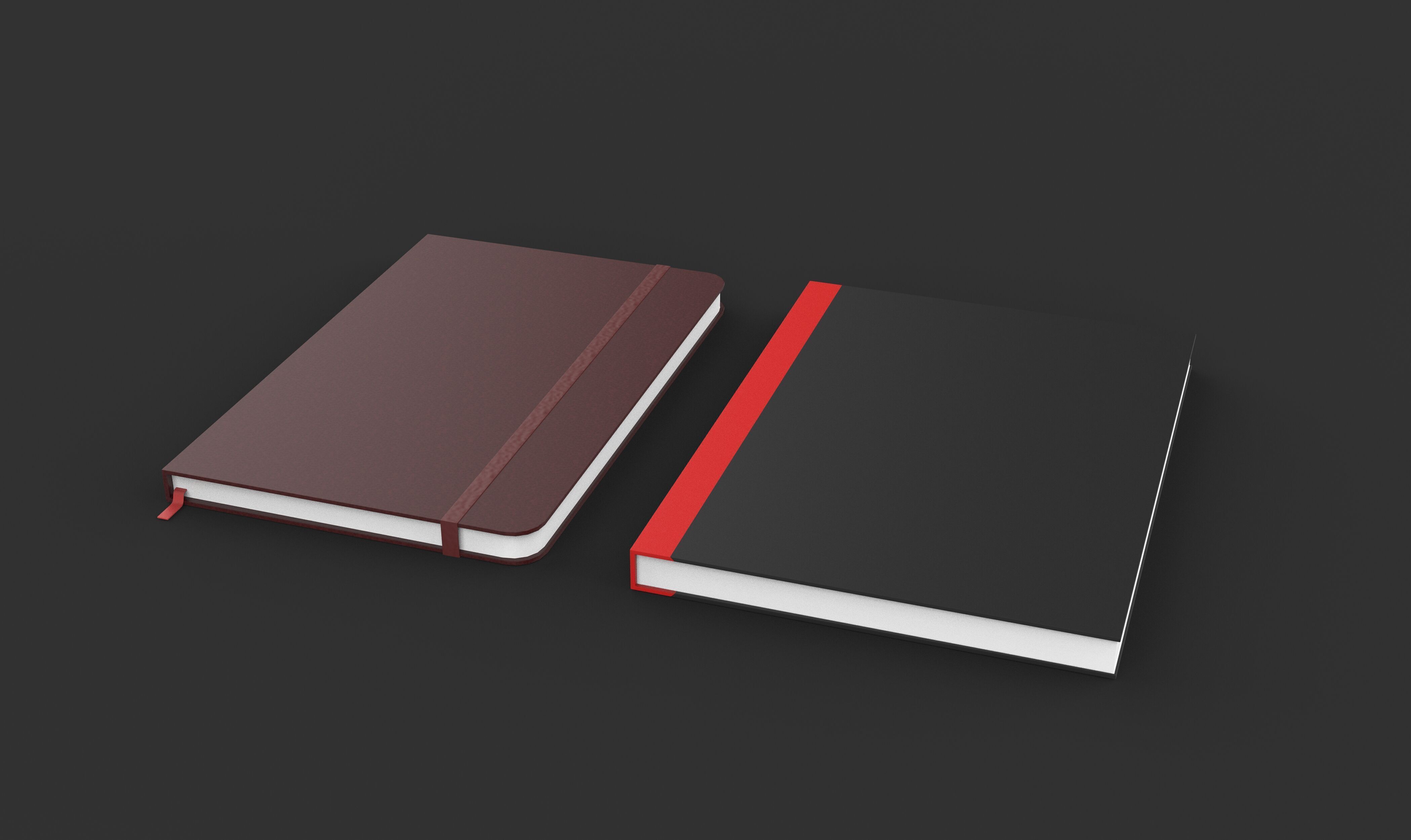 School Book 3D model_4