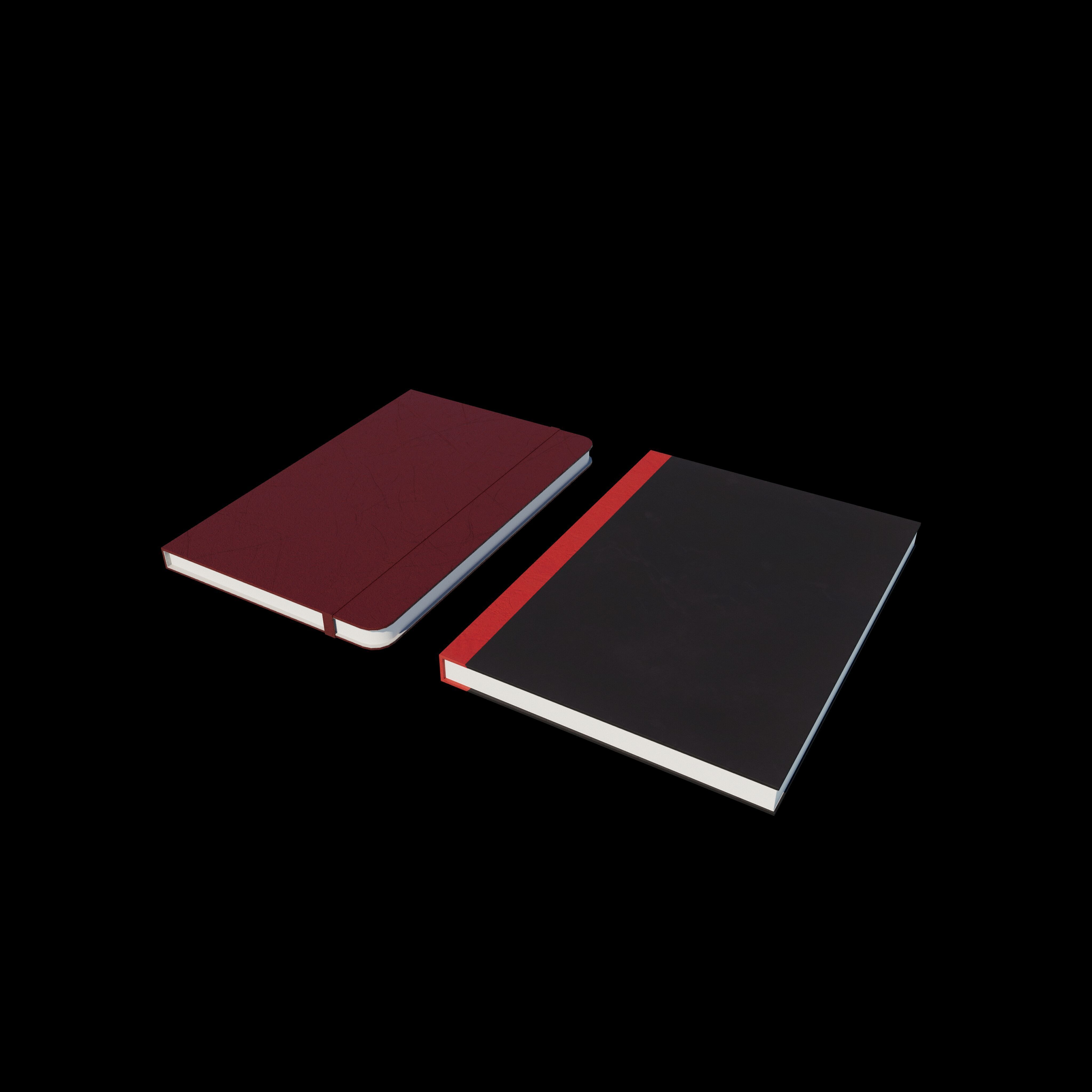 School Book 3D model_2