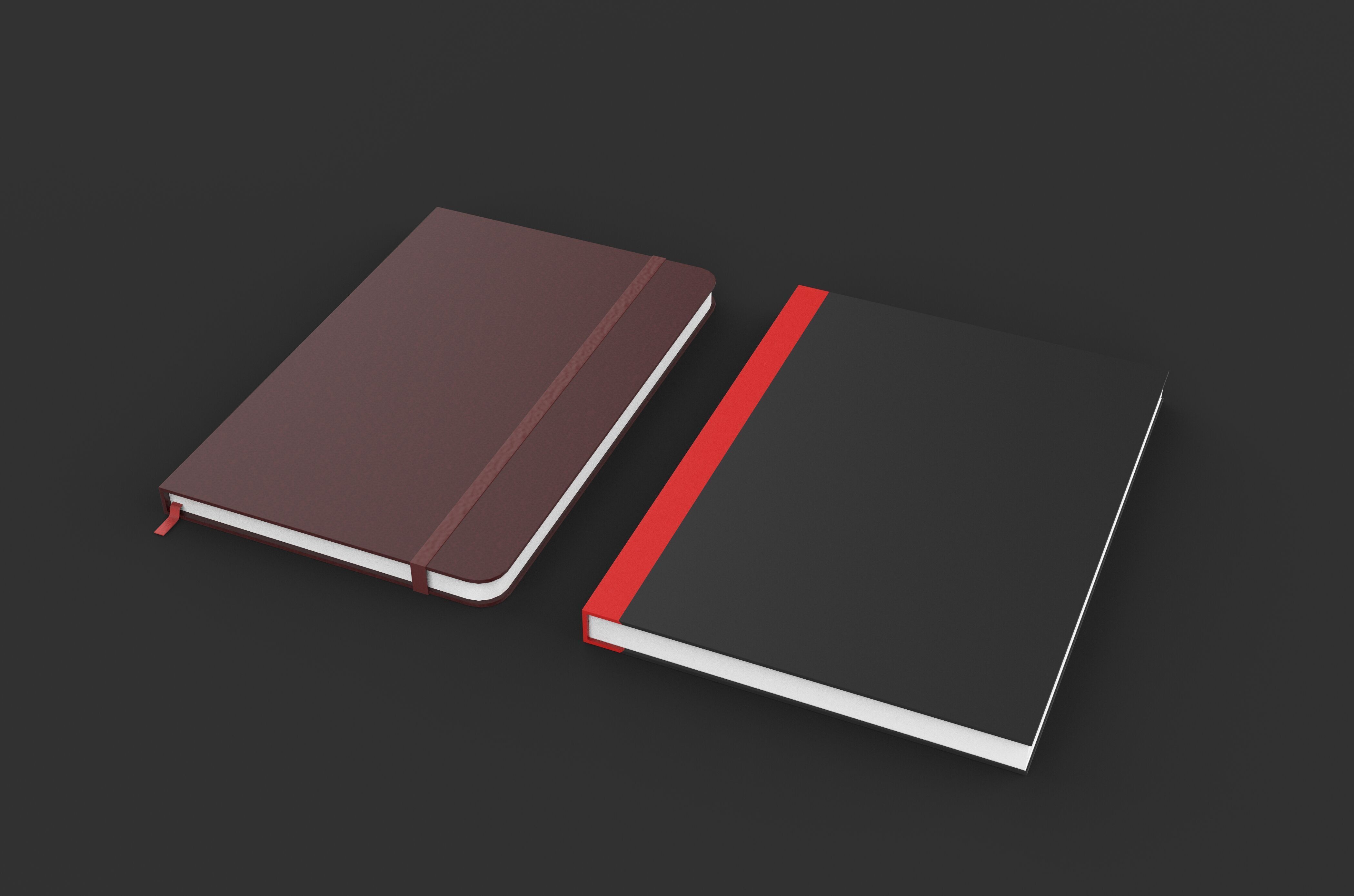 School Book 3D model_9