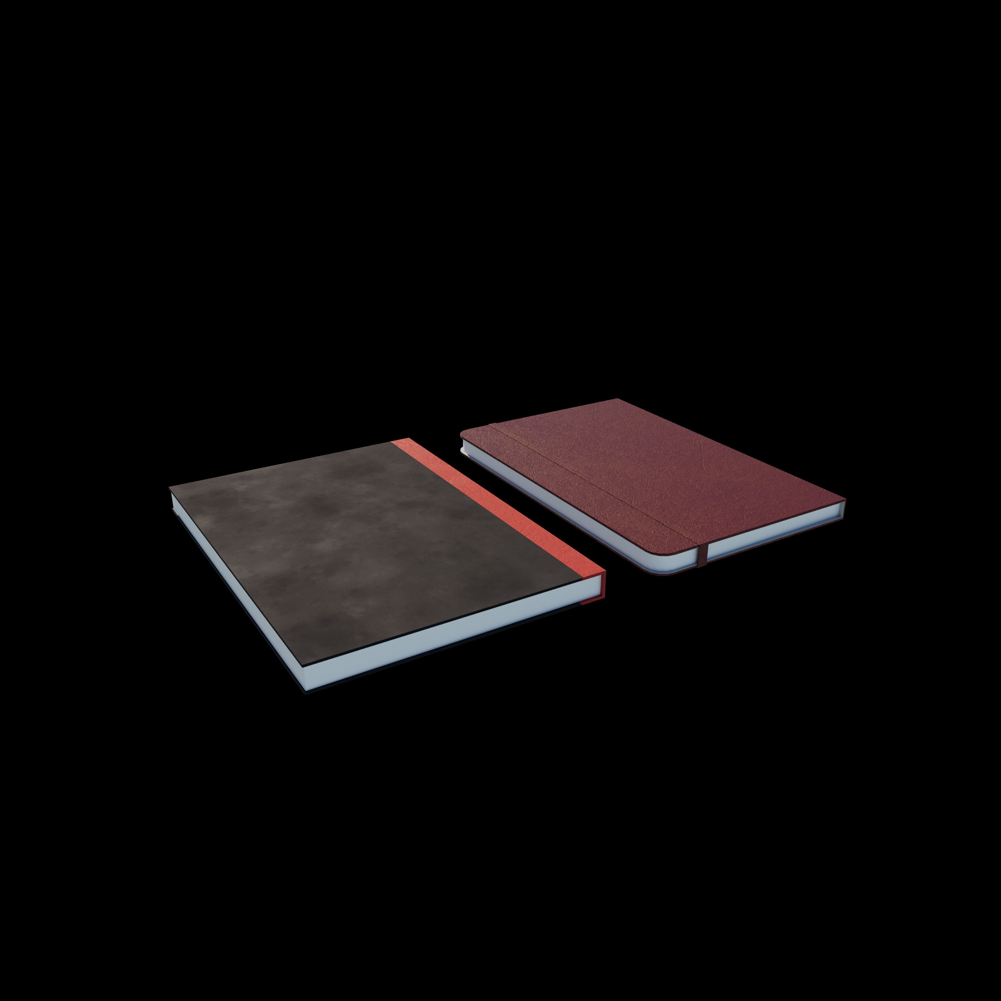 School Book 3D model_5