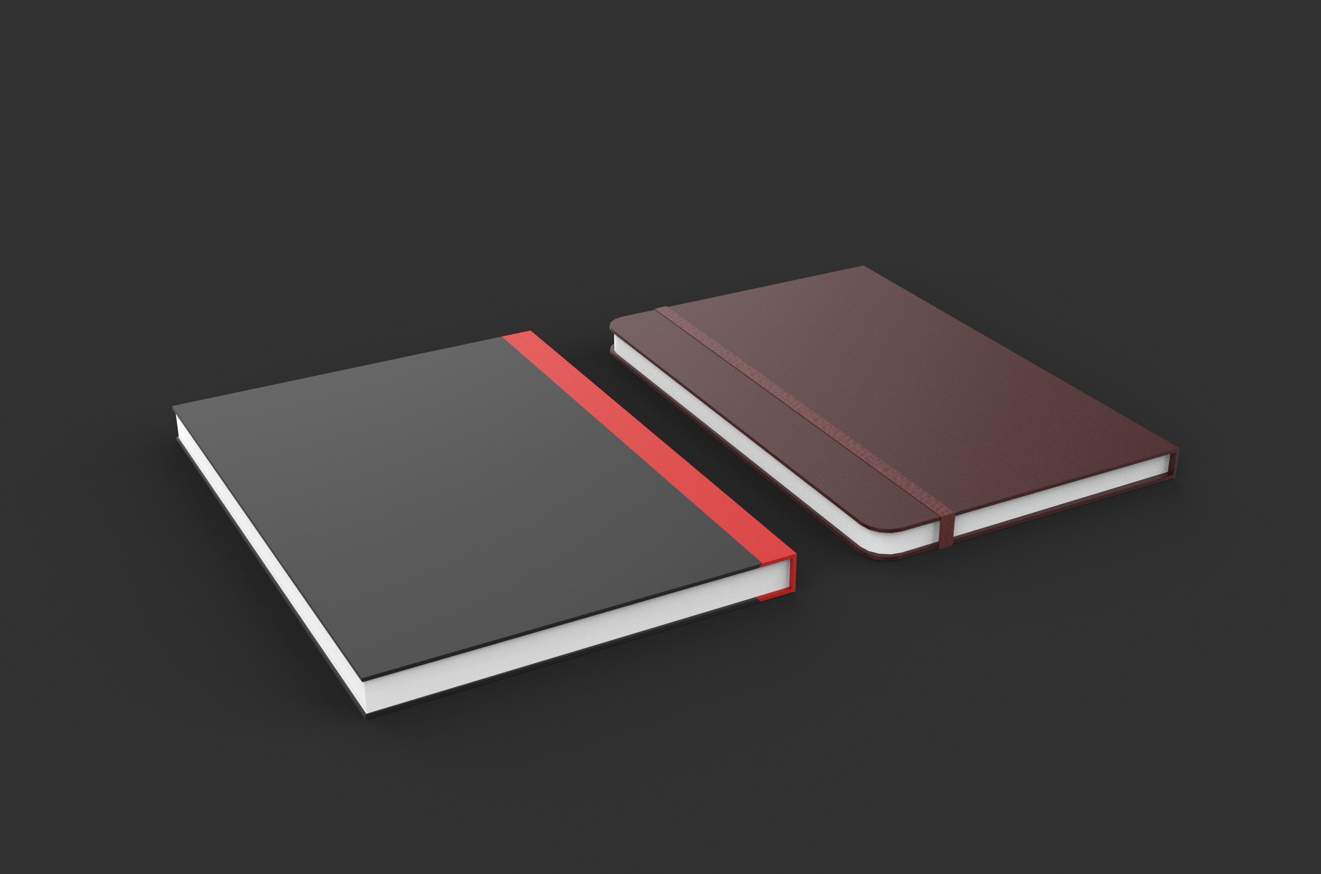 School Book 3D model_6