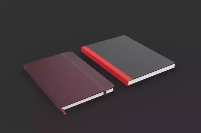 School Book 3D model
