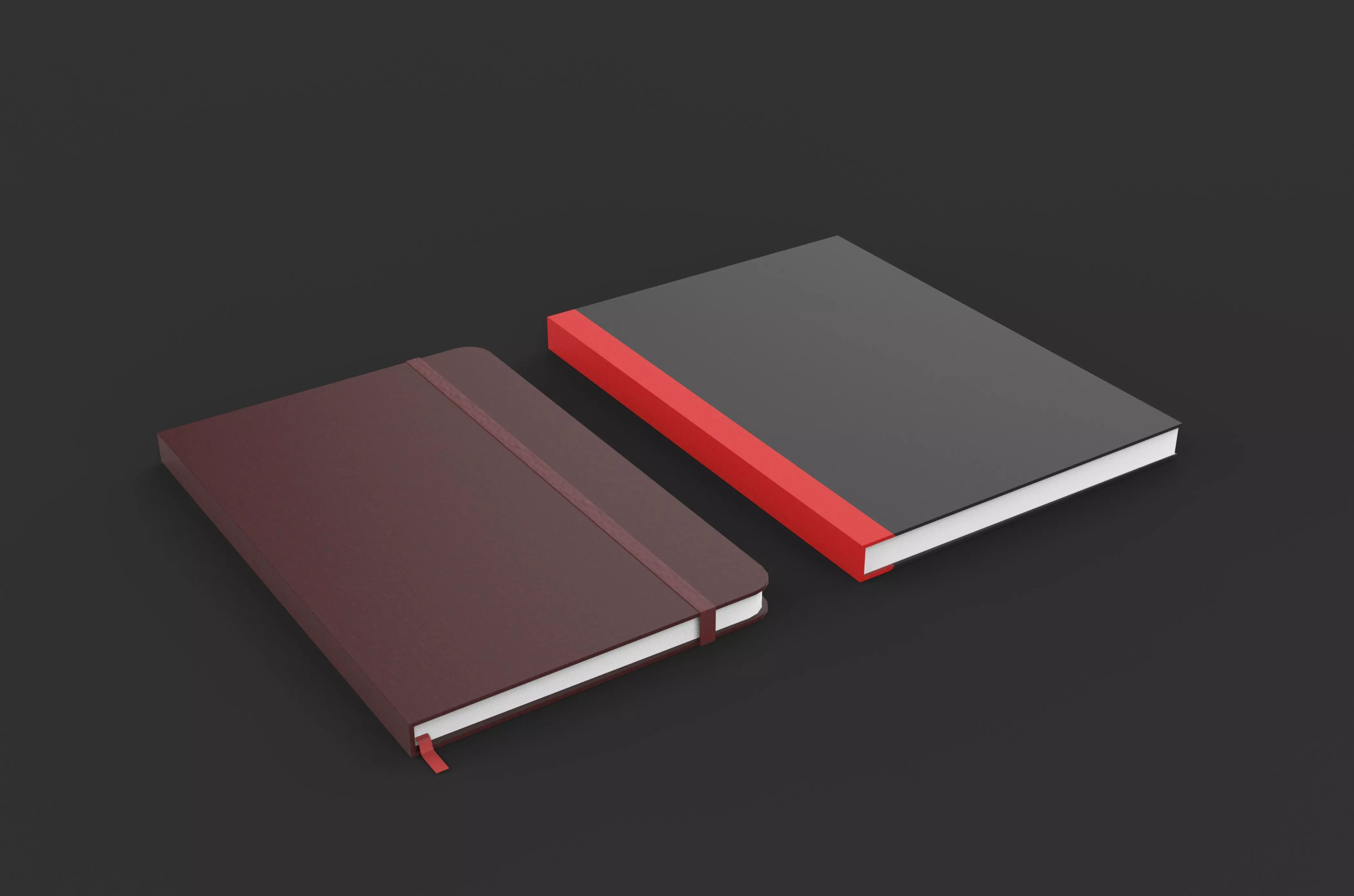 School Book 3D model_0