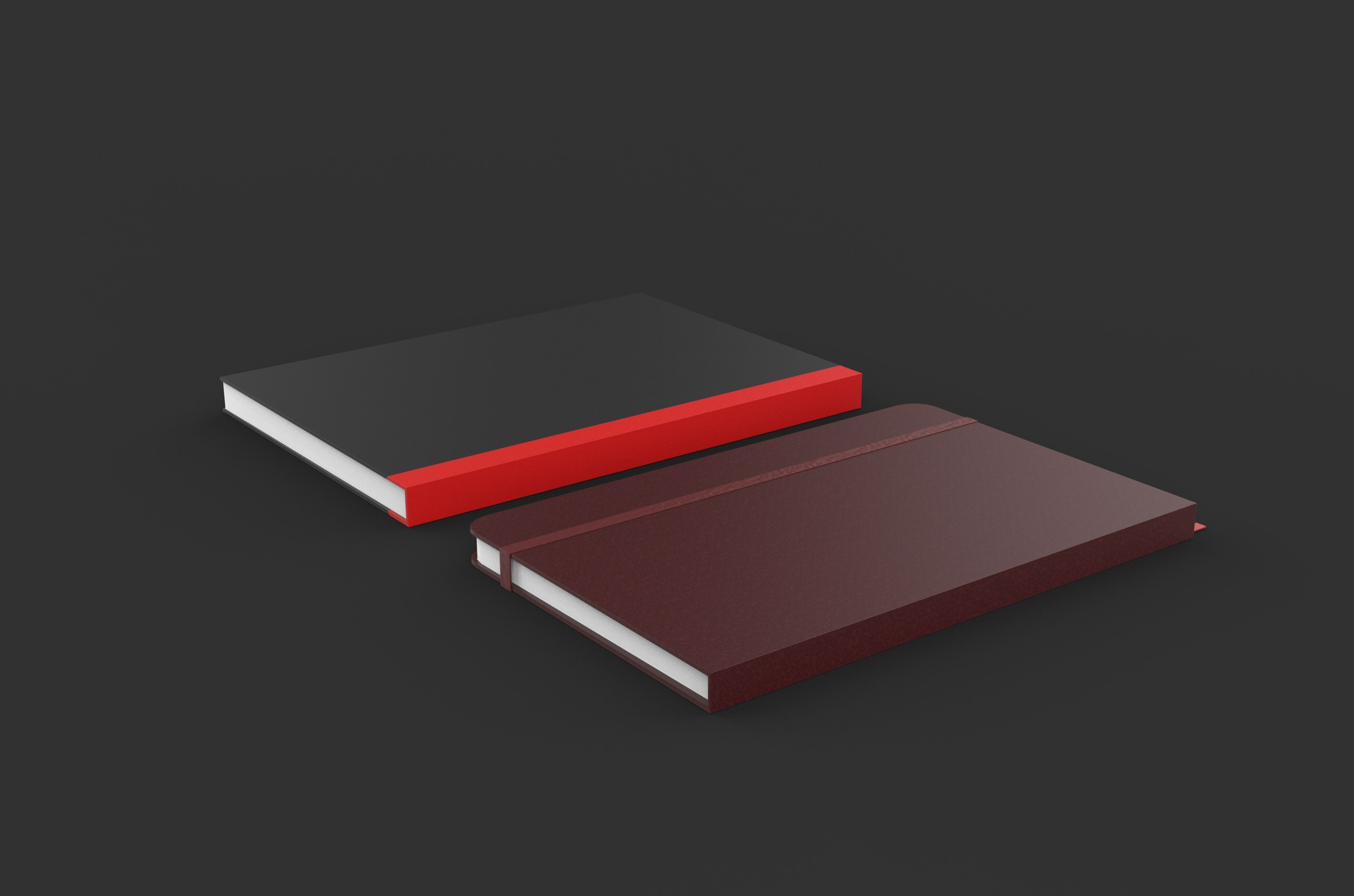 School Book 3D model_8