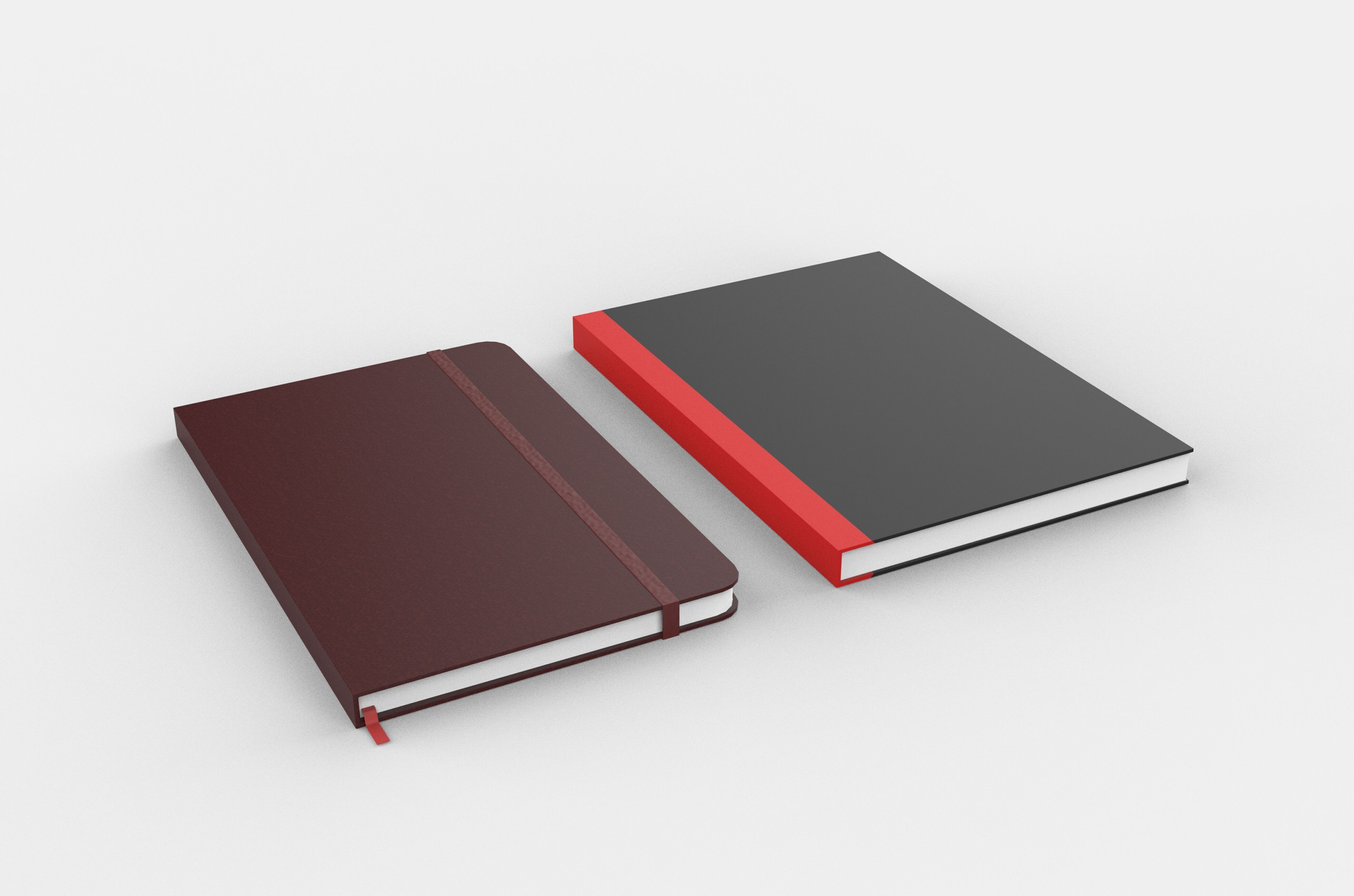 School Book 3D model_10