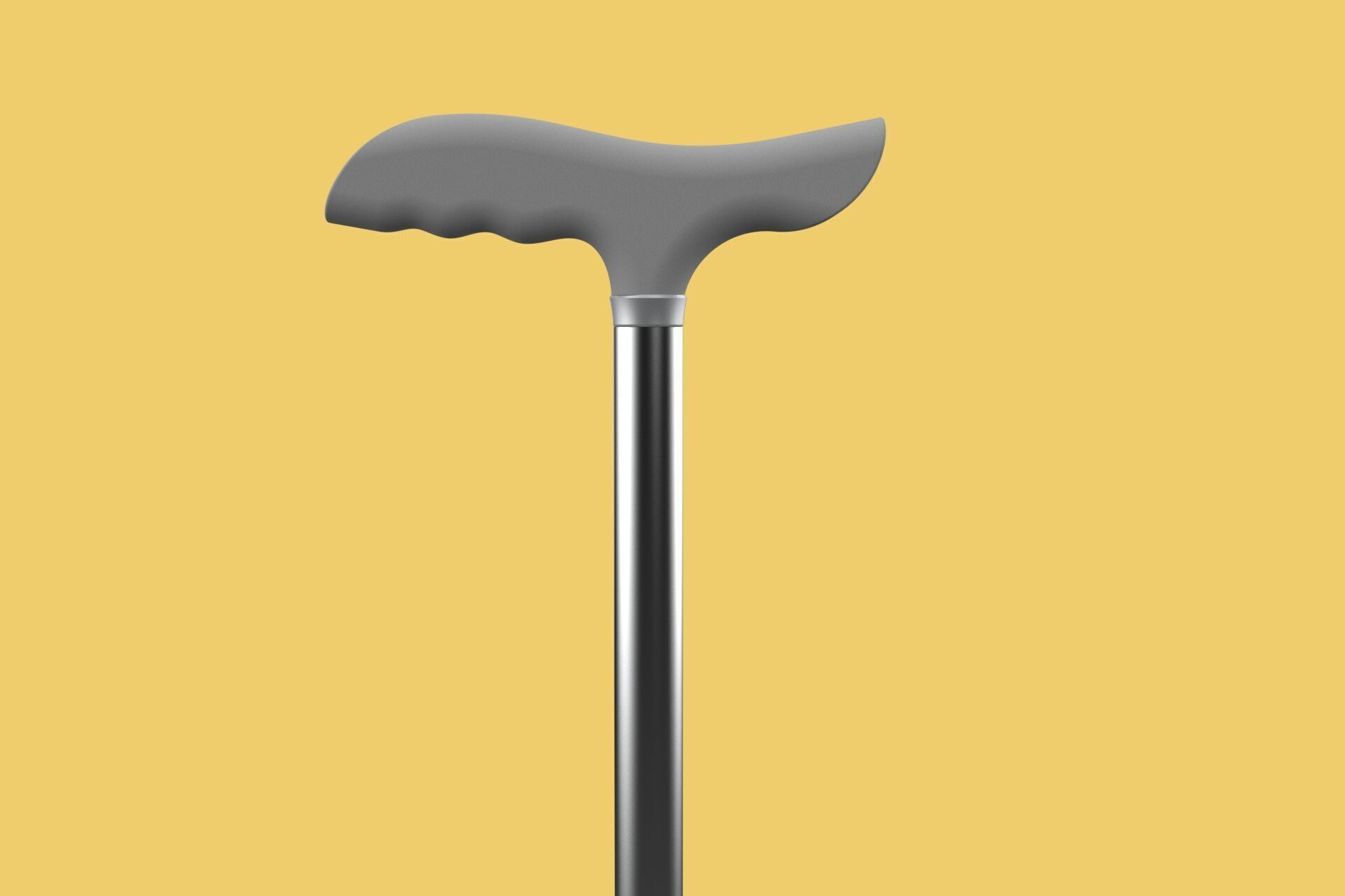 QUADRIPOD WALKING AID ELDERLY STICK CANE POLE QUAD FOOT 4 LEG 3D model_20