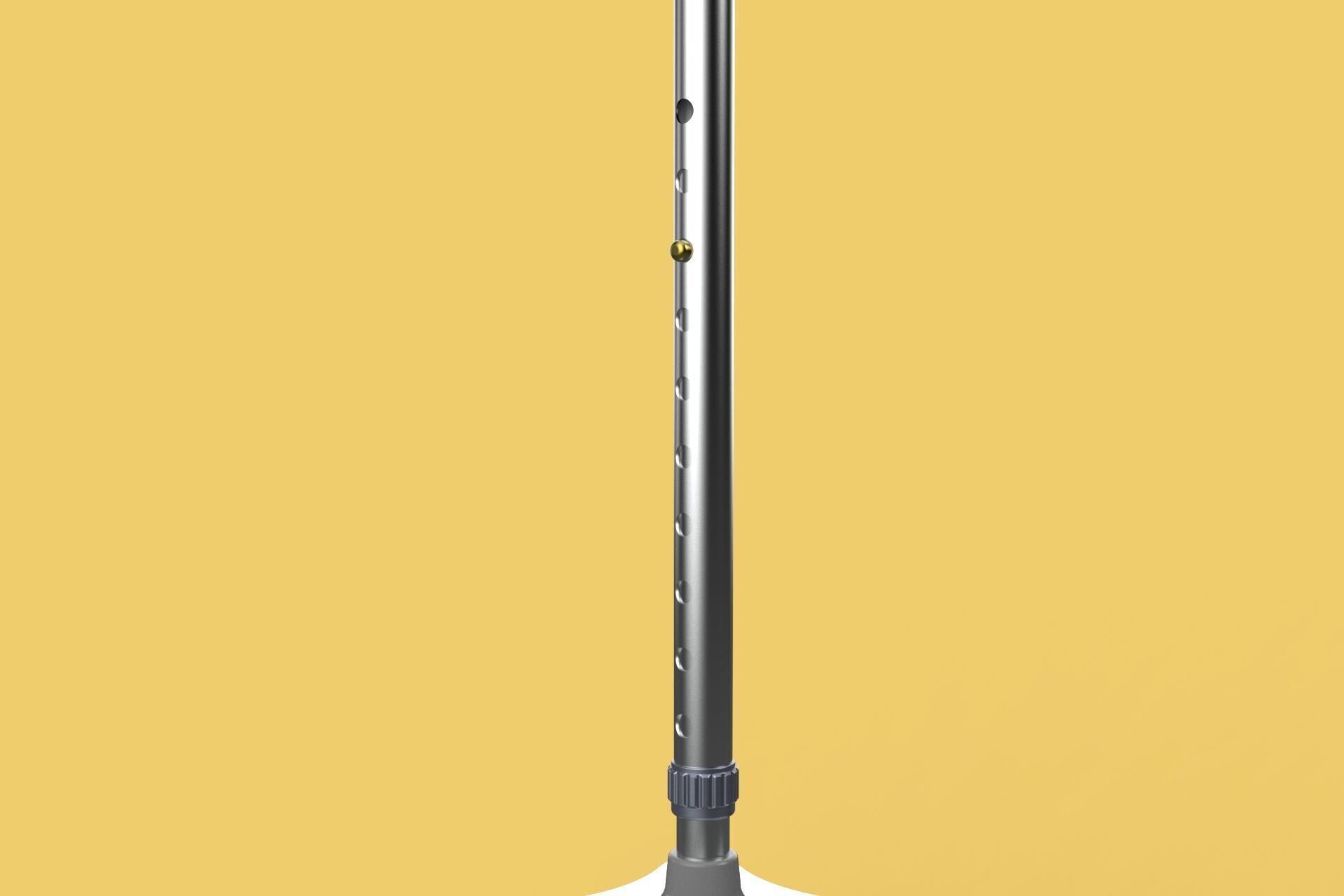 QUADRIPOD WALKING AID ELDERLY STICK CANE POLE QUAD FOOT 4 LEG 3D model_21