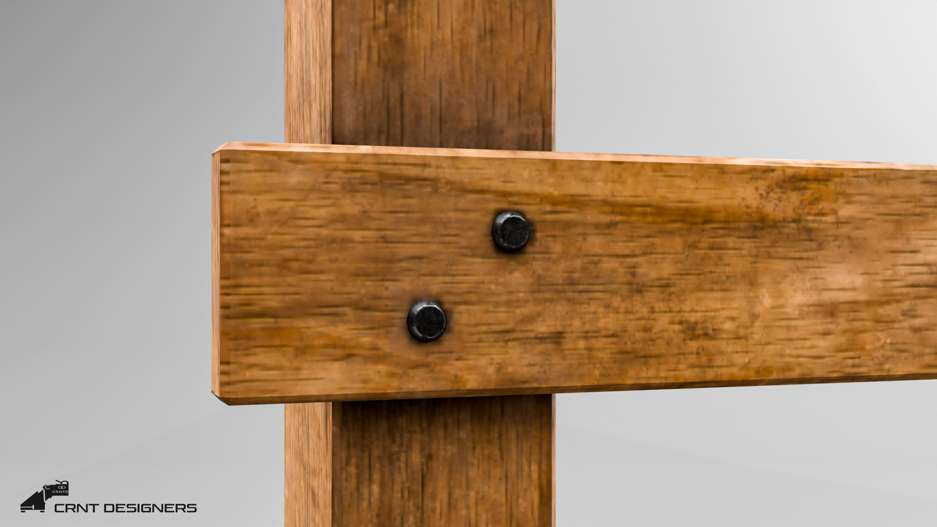 Wooden Fence Low Poly 3D Model Low-poly 3D model_9