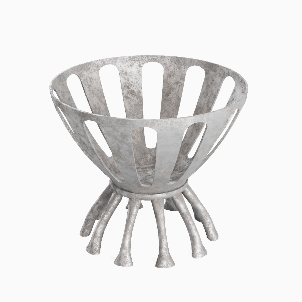 Medieval Fire Brazier 05 Low-poly 3D model_3