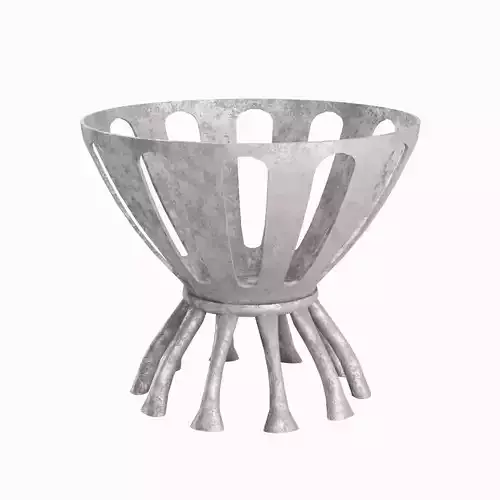 Medieval Fire Brazier 05 Low-poly 3D model