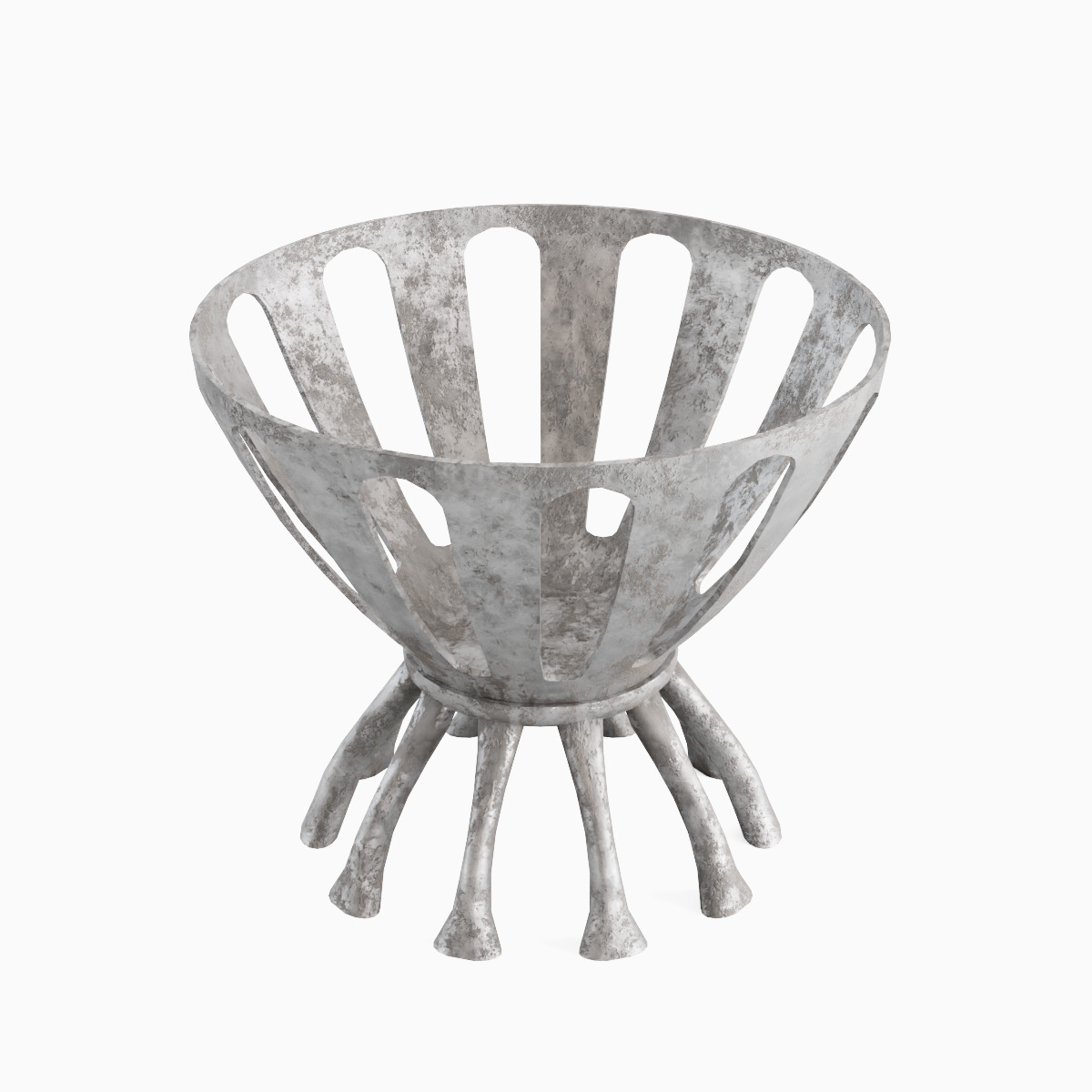 Medieval Fire Brazier 05 Low-poly 3D model_4