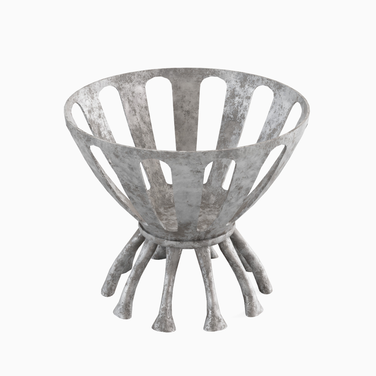 Medieval Fire Brazier 05 Low-poly 3D model_5