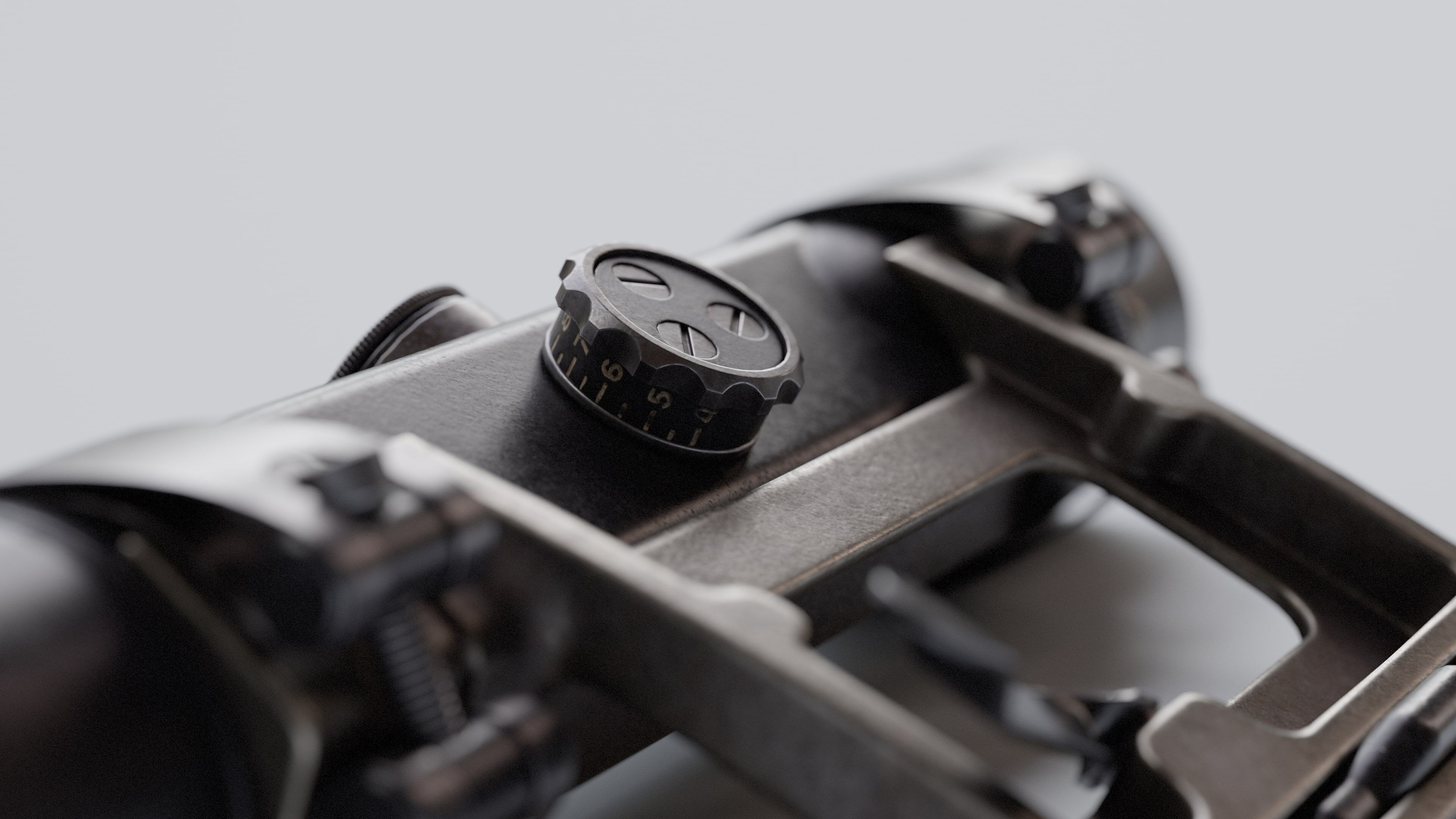 ZF4 Mount Scope  Low-poly 3D model_7