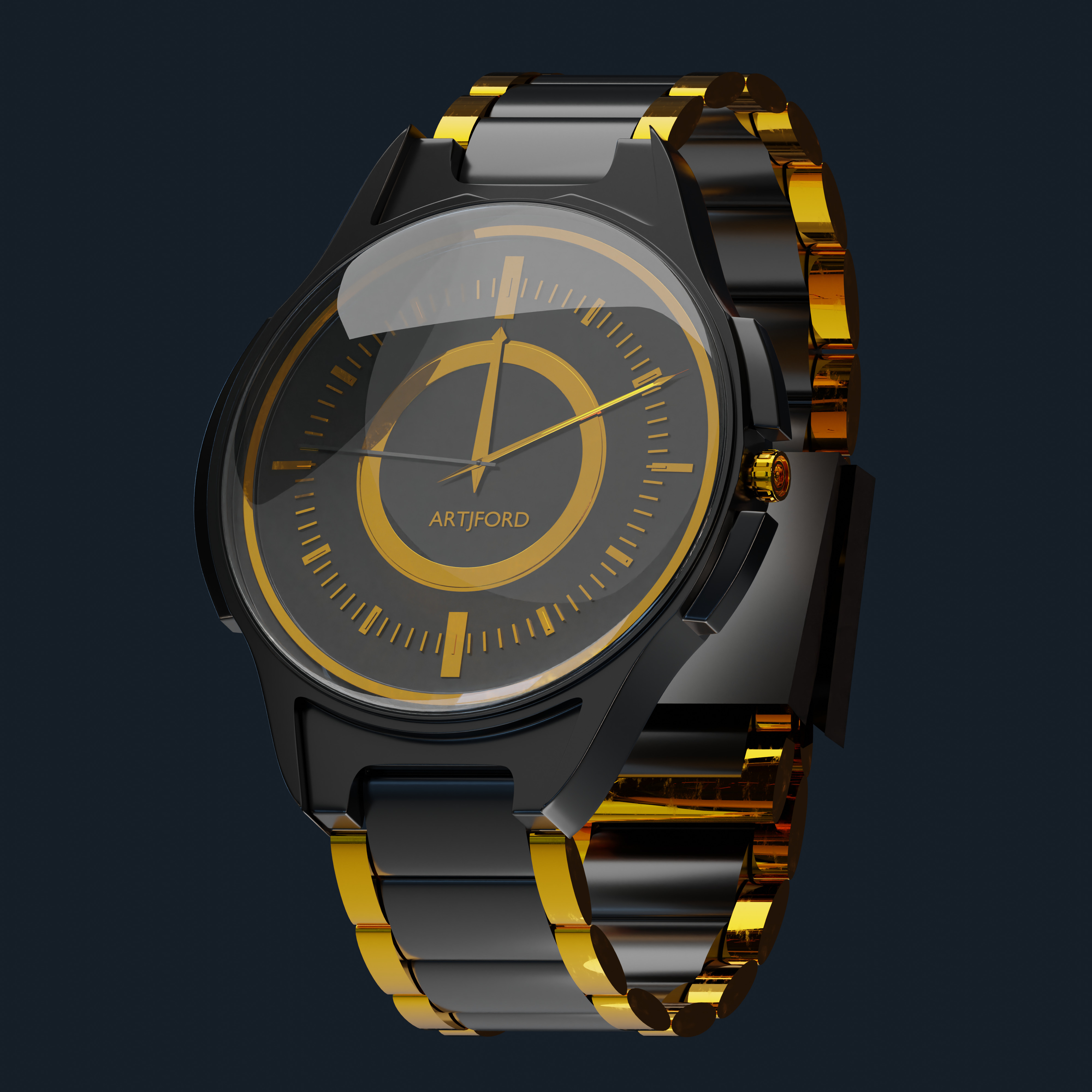 Wrist Watch - 3D Model 3D model