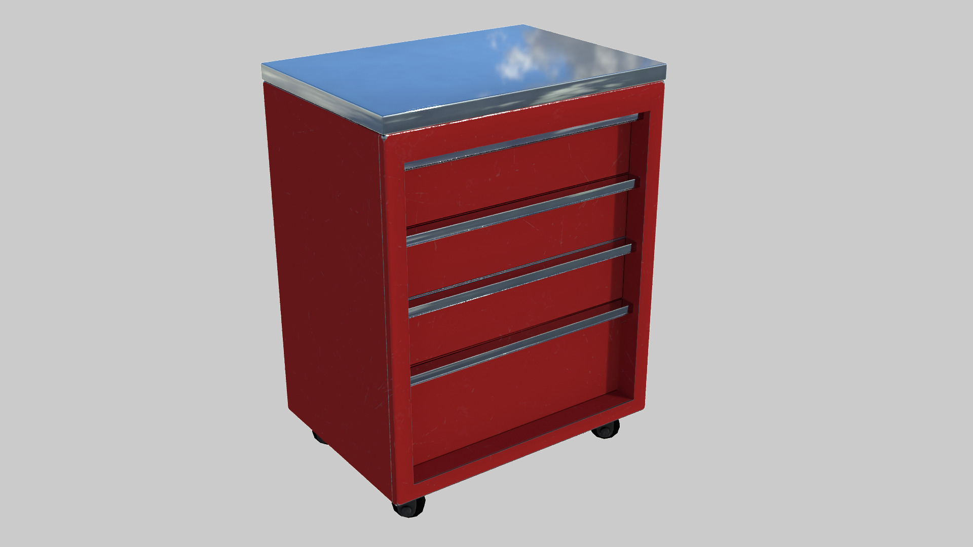 Tool box 01 Low-poly 3D model_2