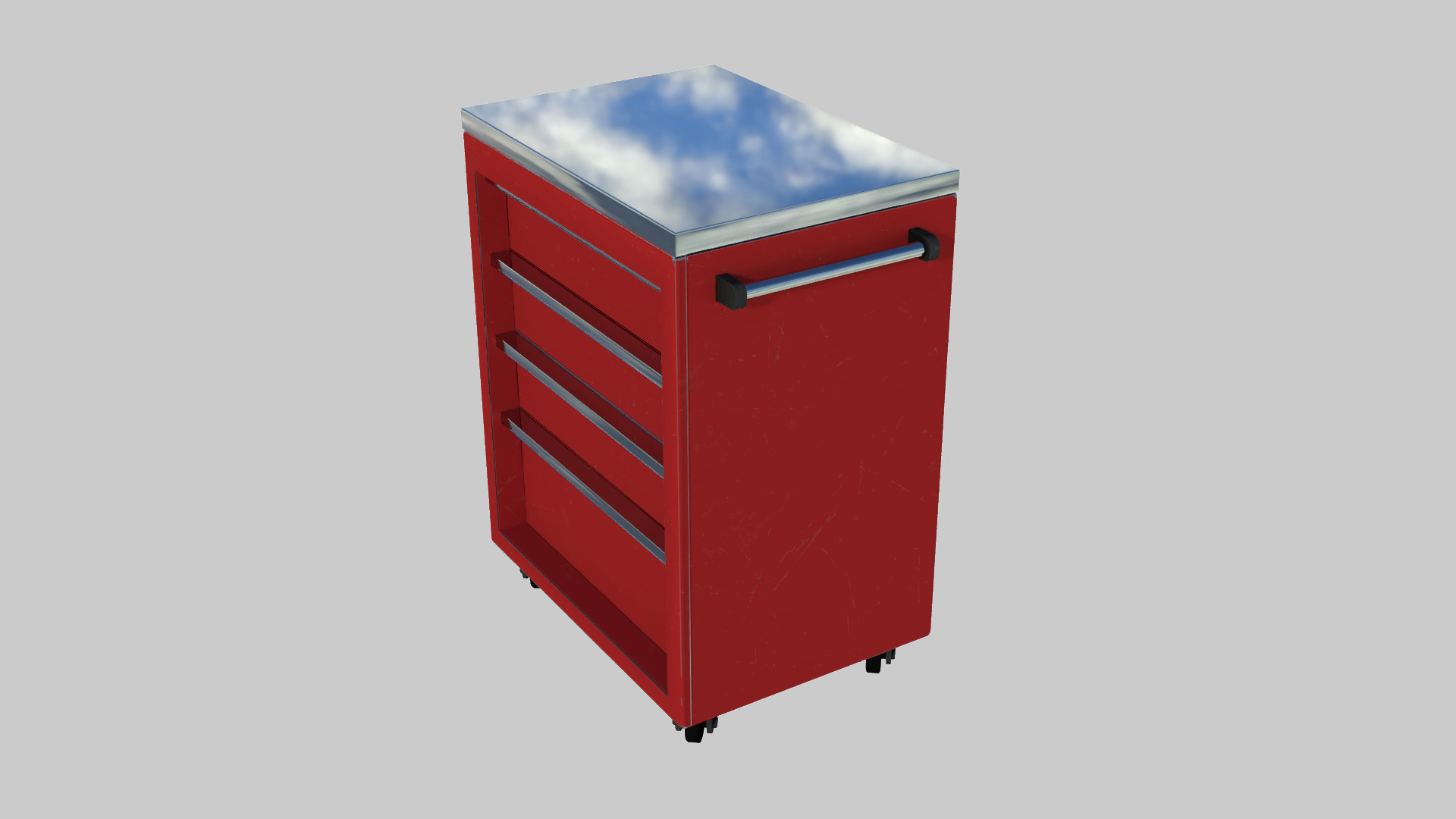 Tool box 01 Low-poly 3D model_4