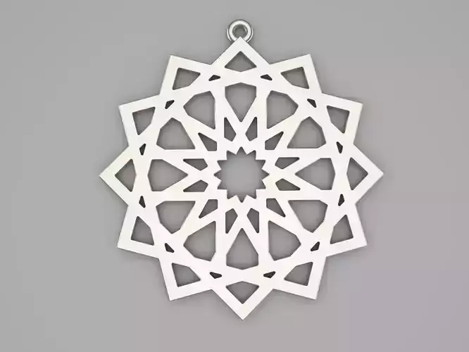 Islamic ornament  pendant